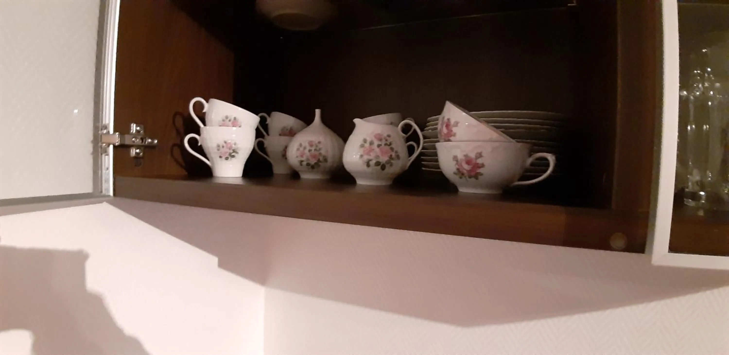 Kitchen or kitchenette in Pension Hubertus