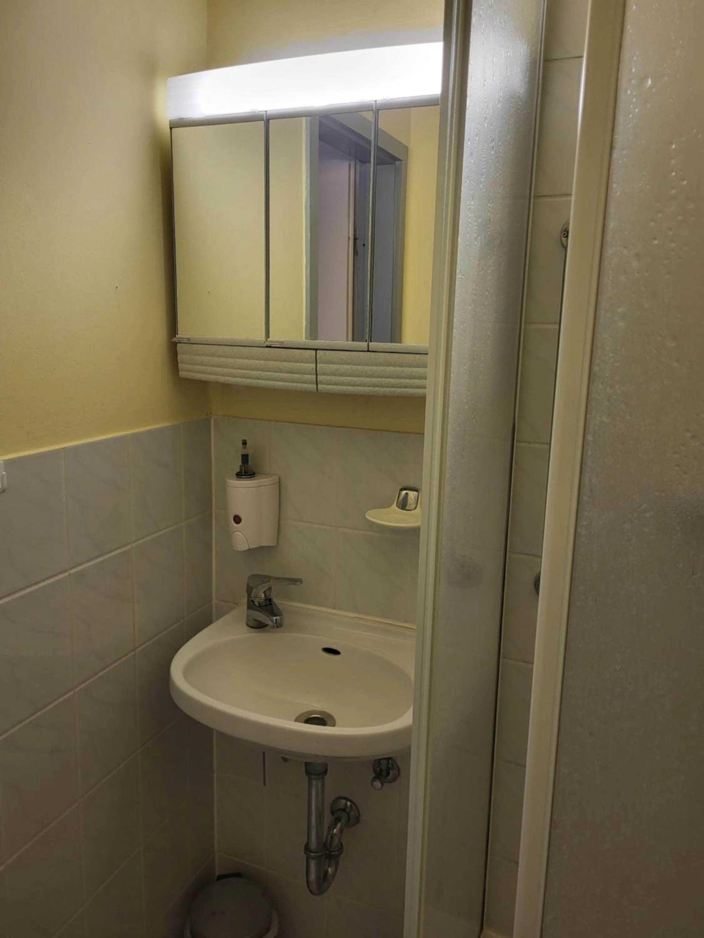 Bathroom in Pension Hubertus