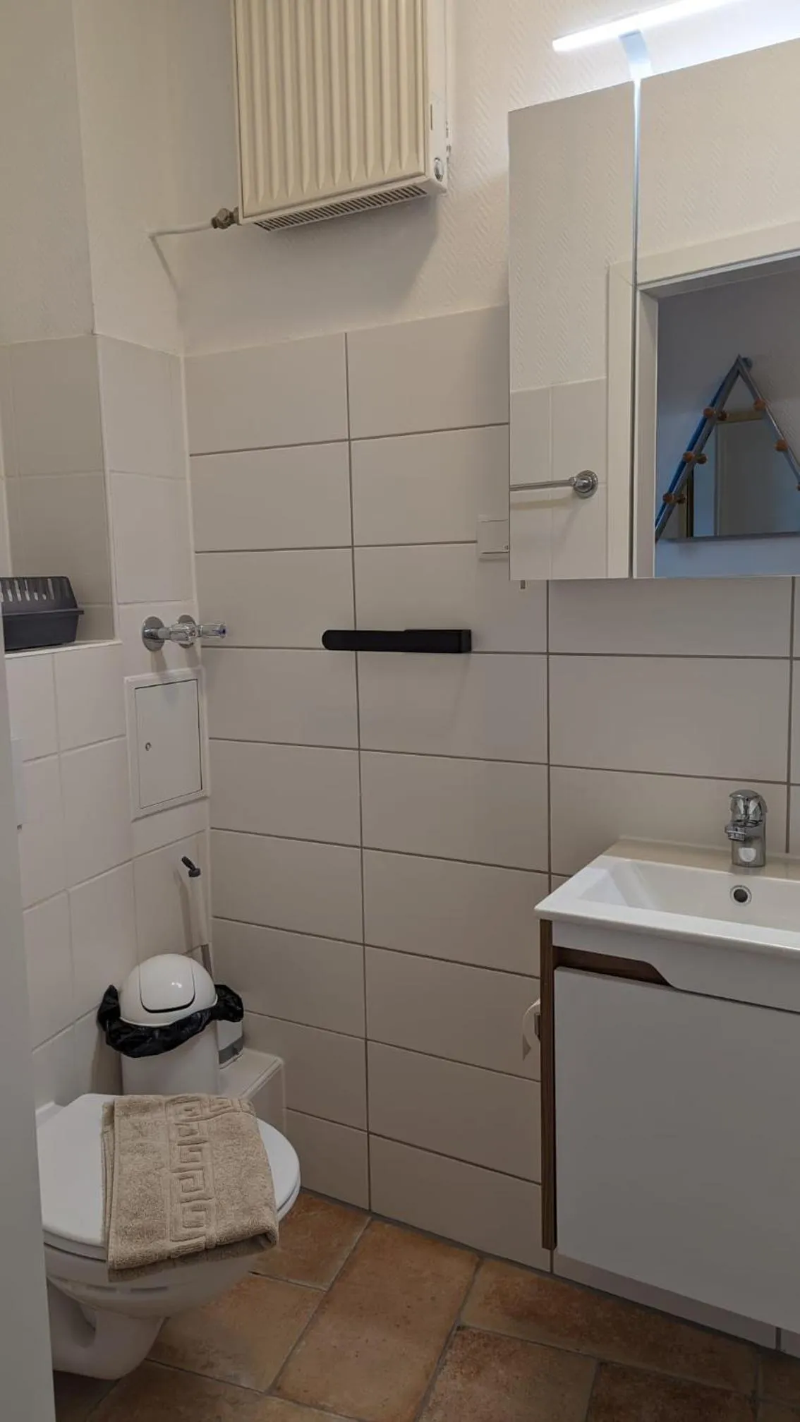 Bathroom in Pension Hubertus