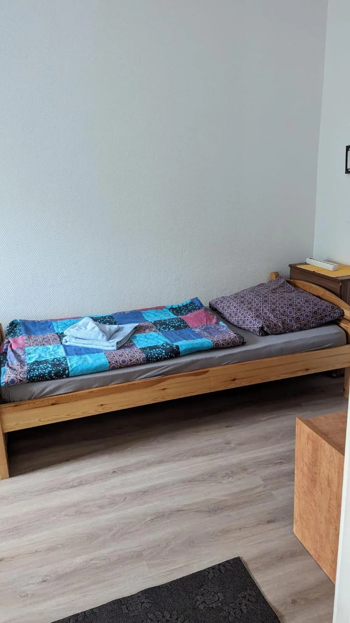 Bed in Pension Hubertus