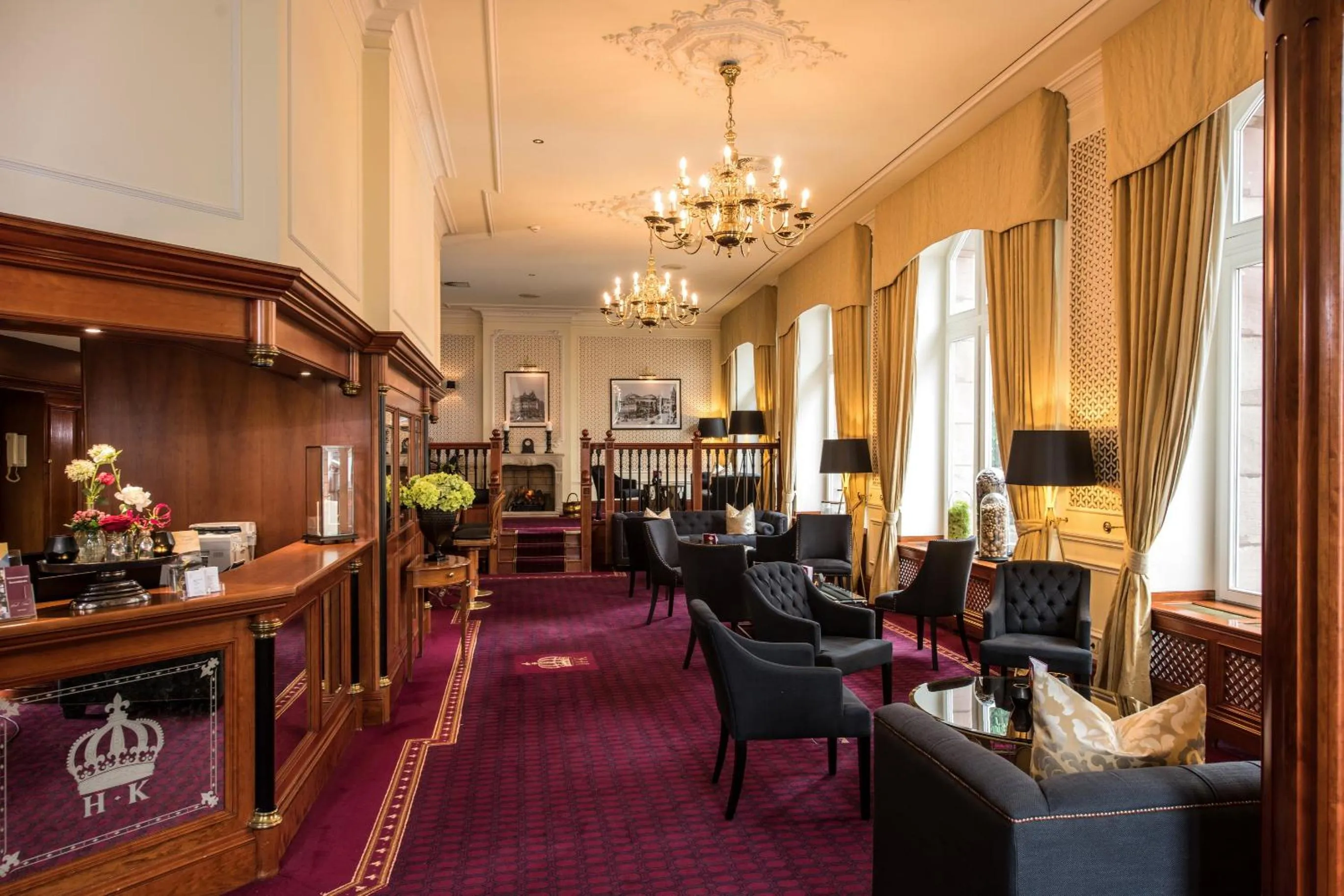 Lobby or reception in Hotel Kaiserhof Eisenach