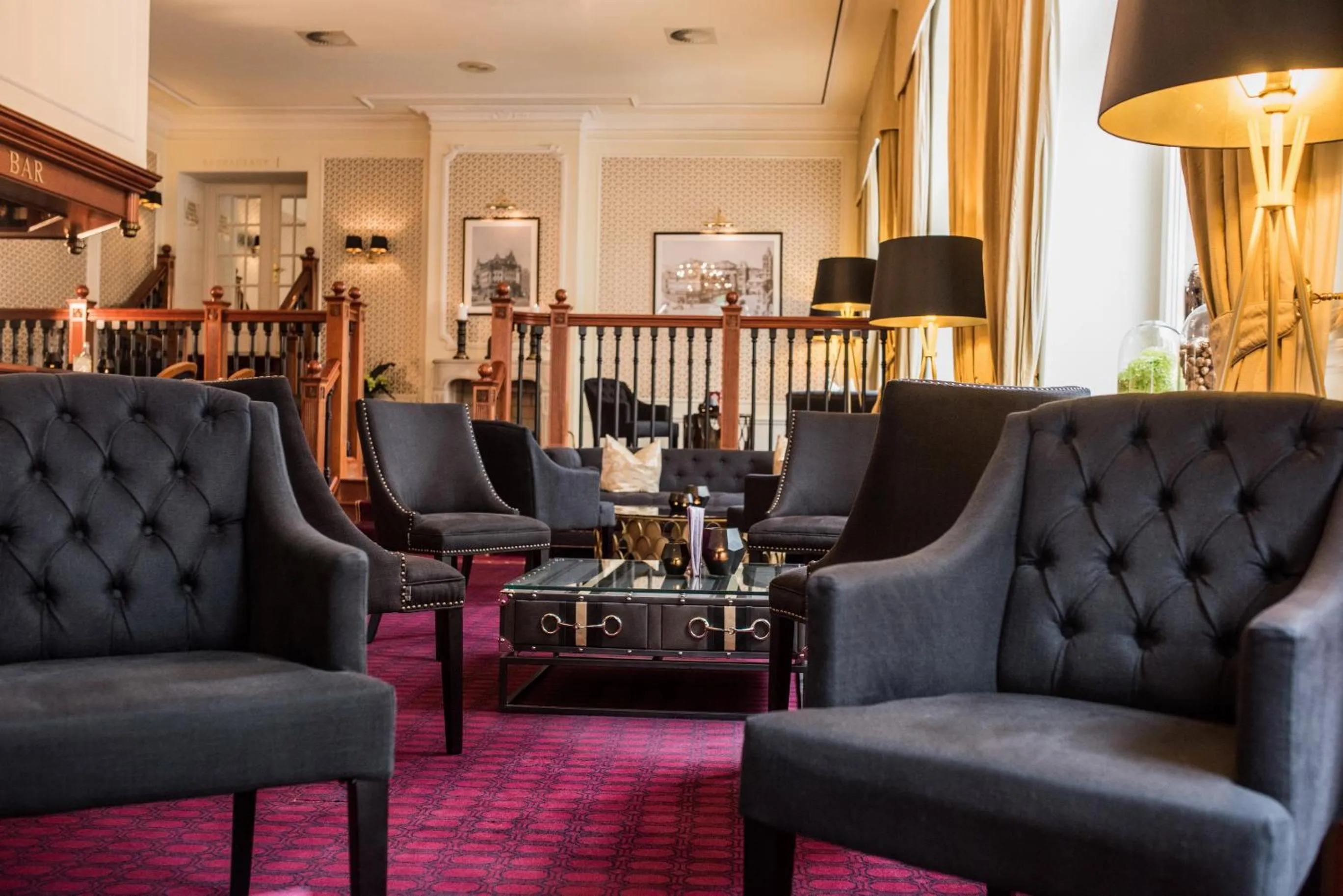 Lobby or reception in Hotel Kaiserhof Eisenach