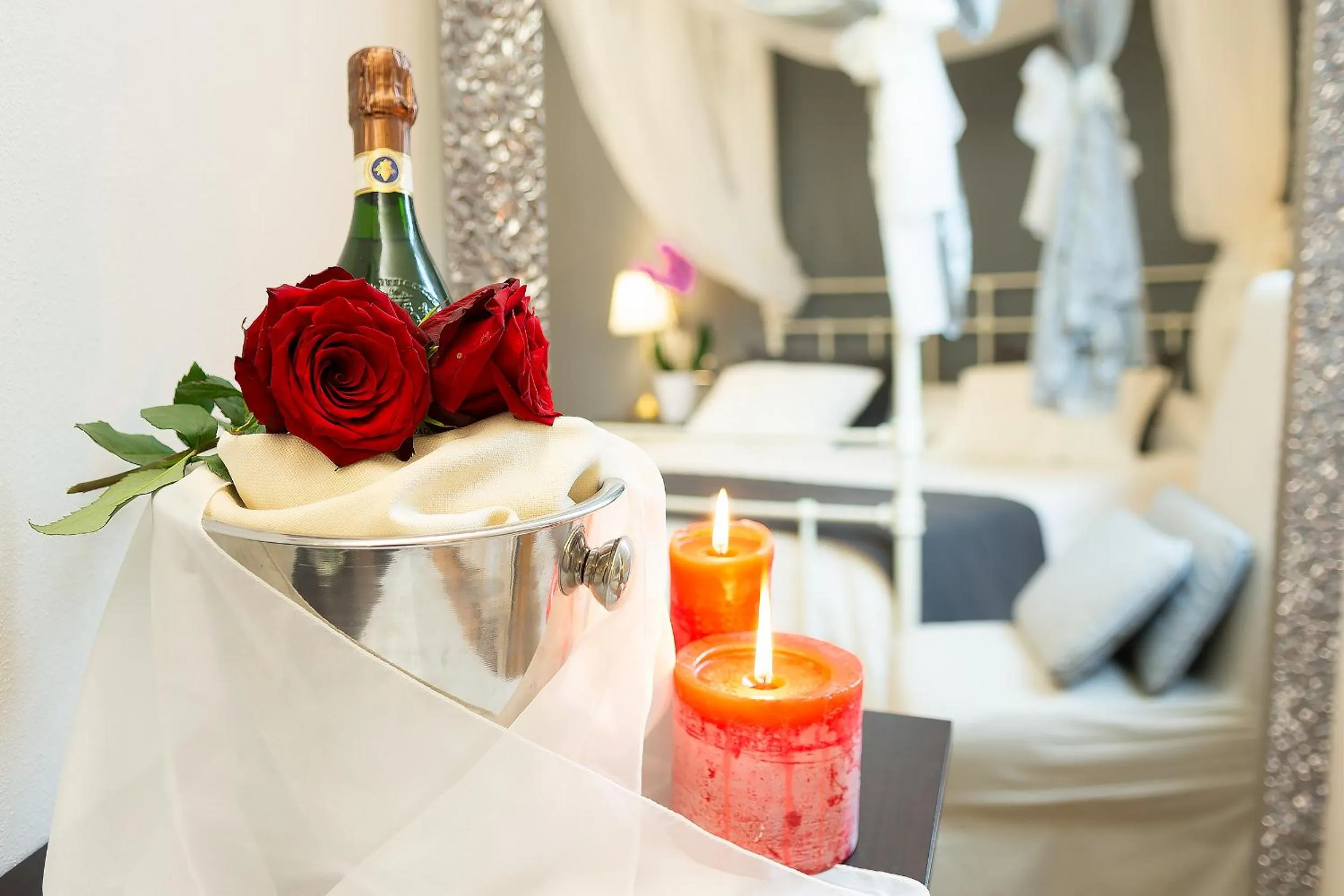 Bed in Grand Hotel Impero - Wellness & Exclusive SPA