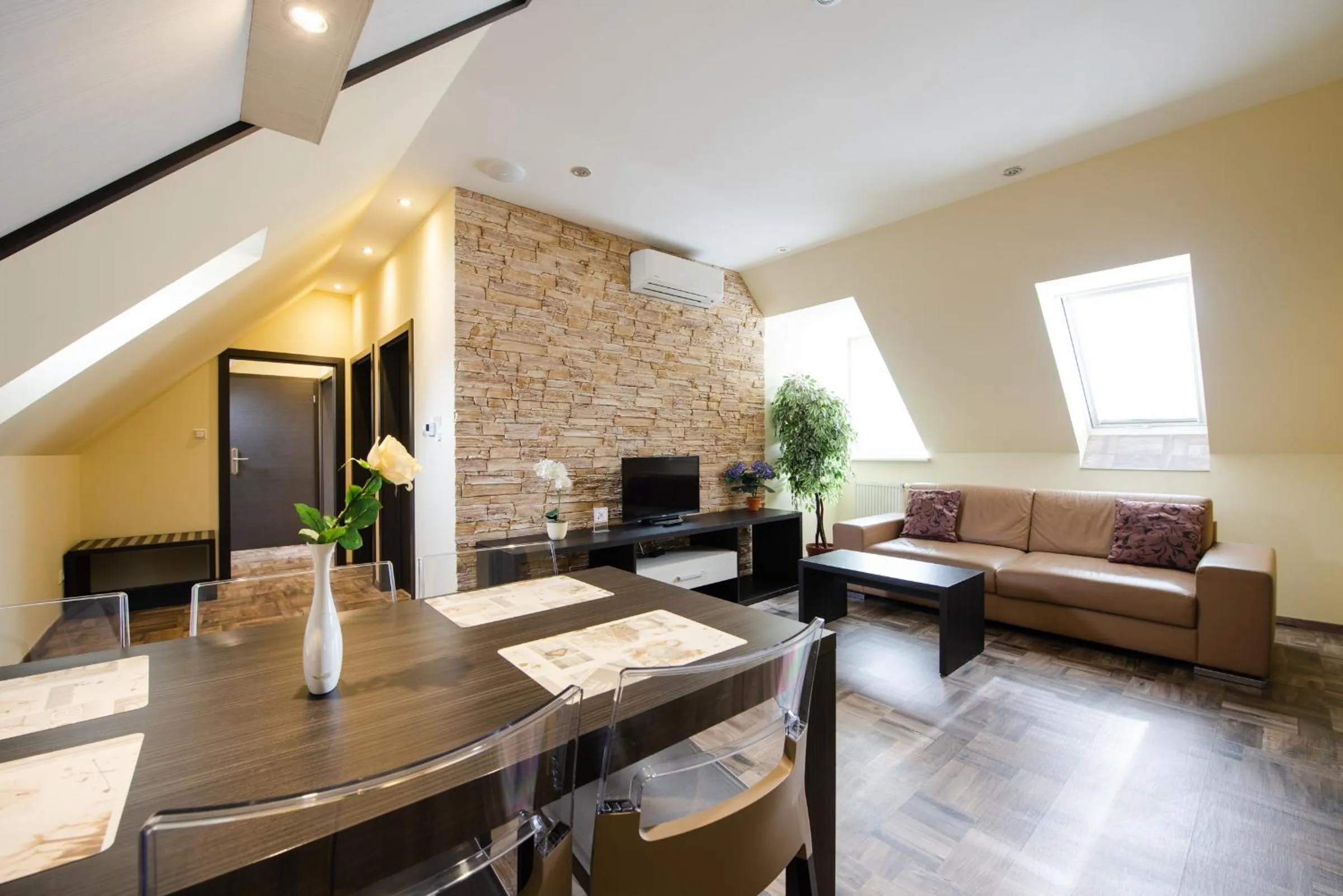 Living room in Apartments Brigitte