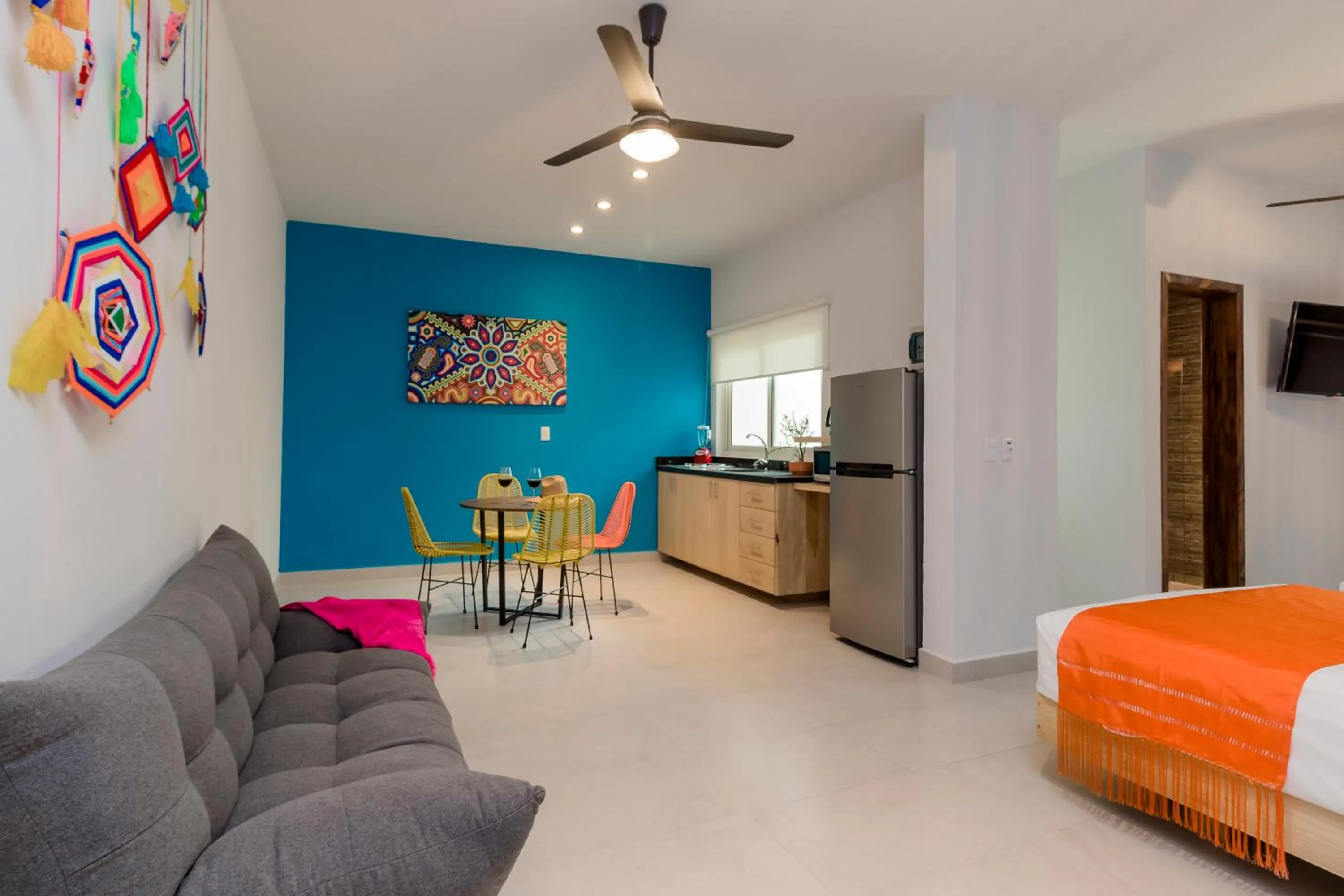Living room in Riviera Sayulita Hotel