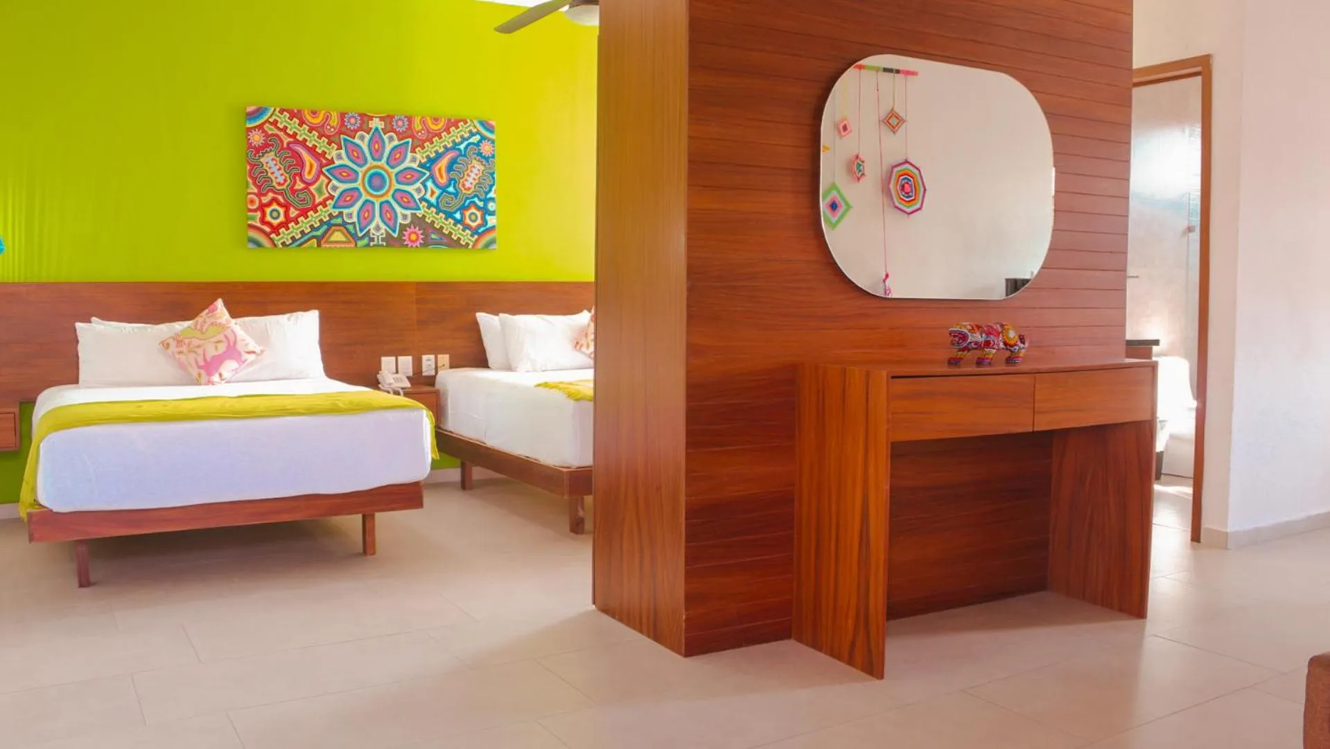 Bed in Riviera Sayulita Hotel