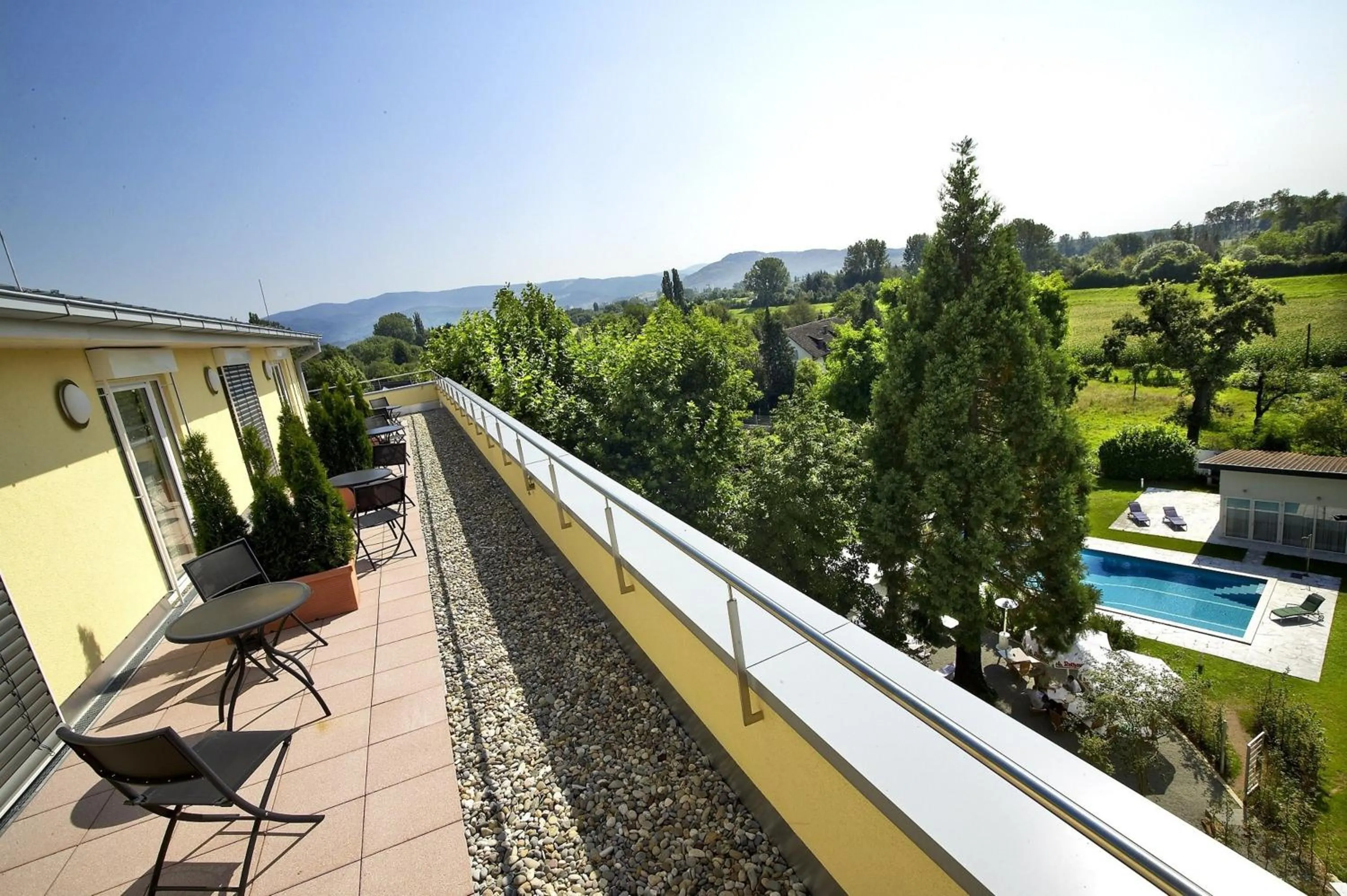 Balcony/Terrace in Hotel Hirschen in Freiburg-Lehen