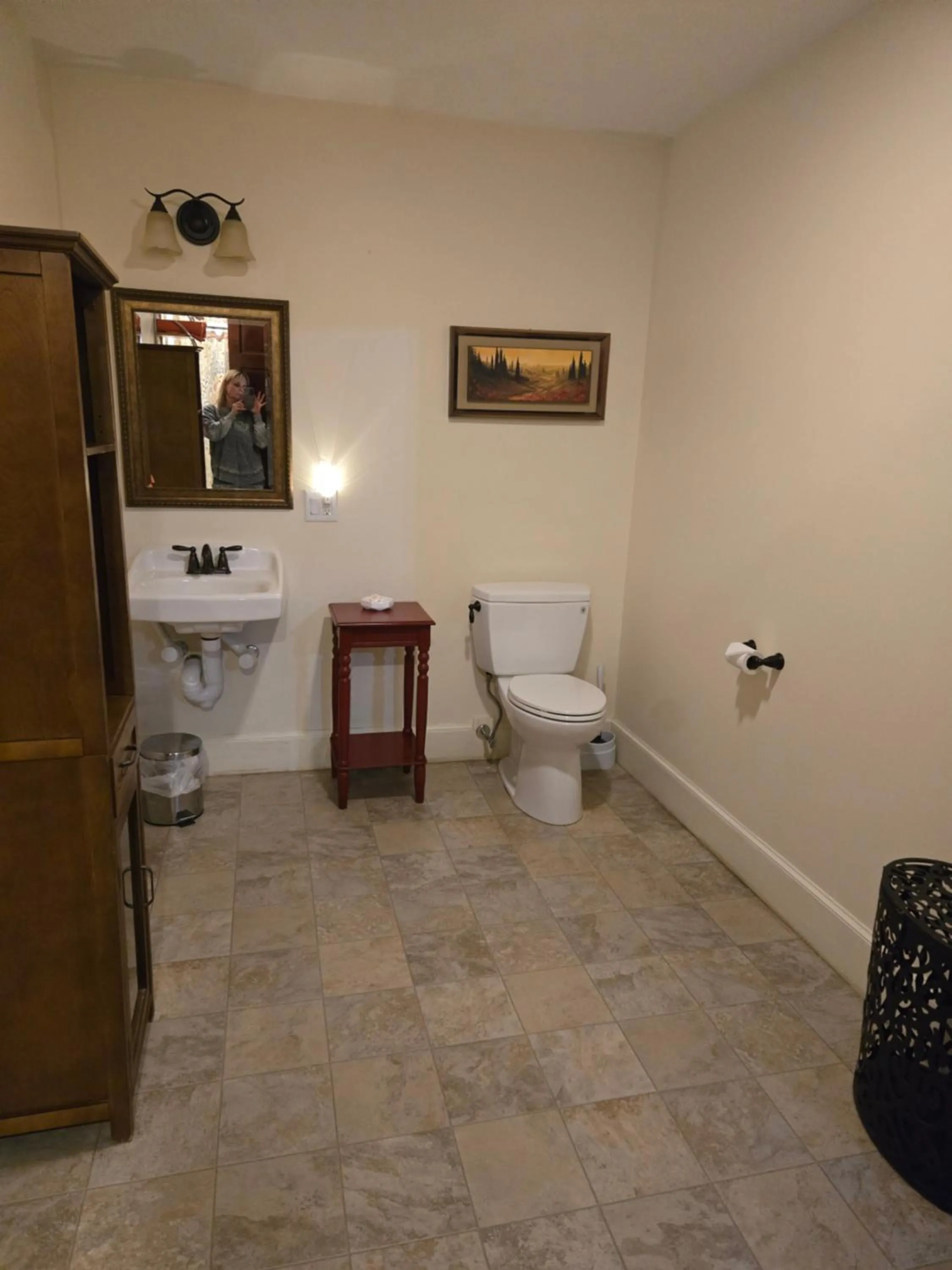Bathroom in Firehouse Inn