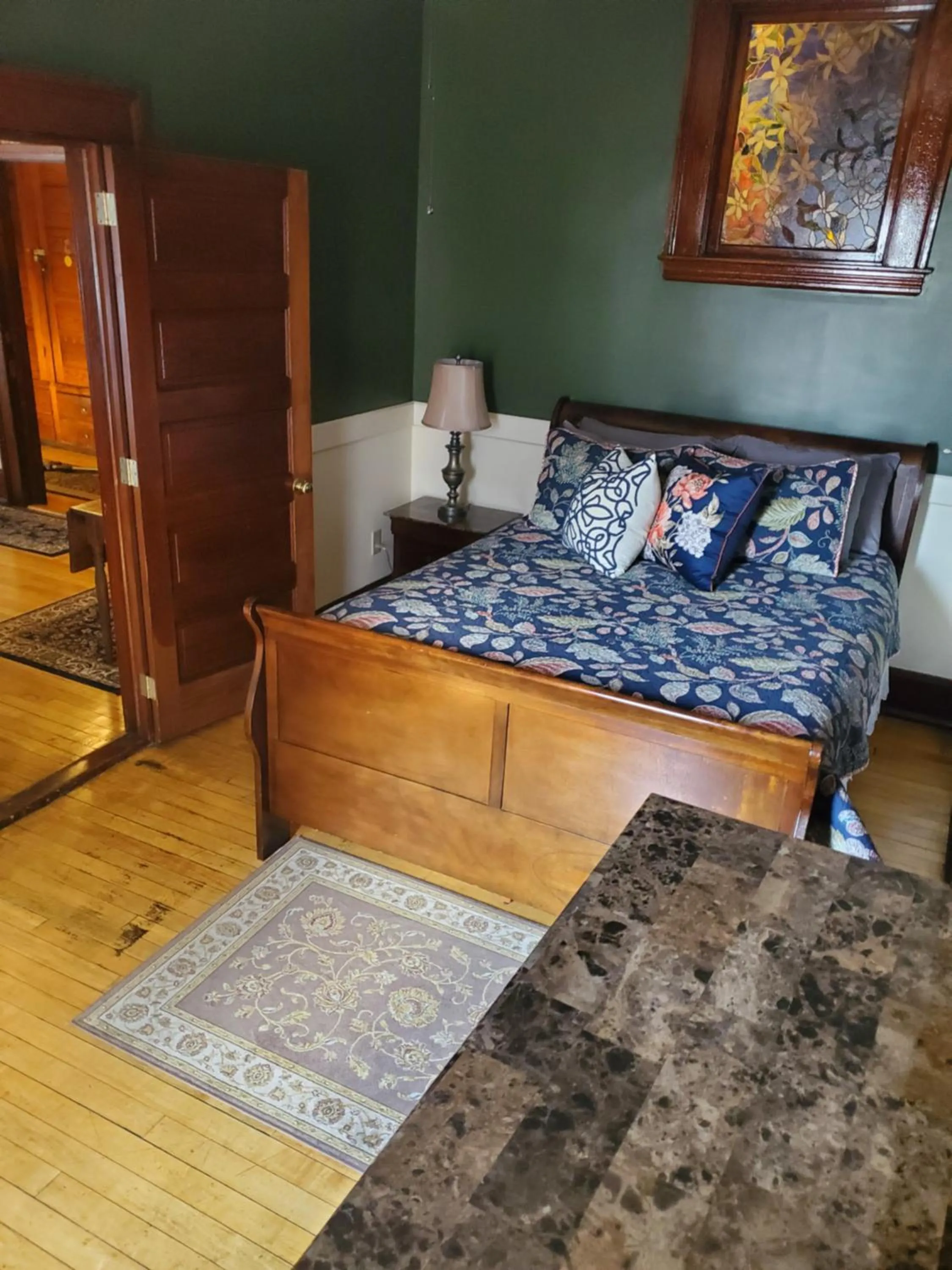 Bedroom, Bed in Firehouse Inn
