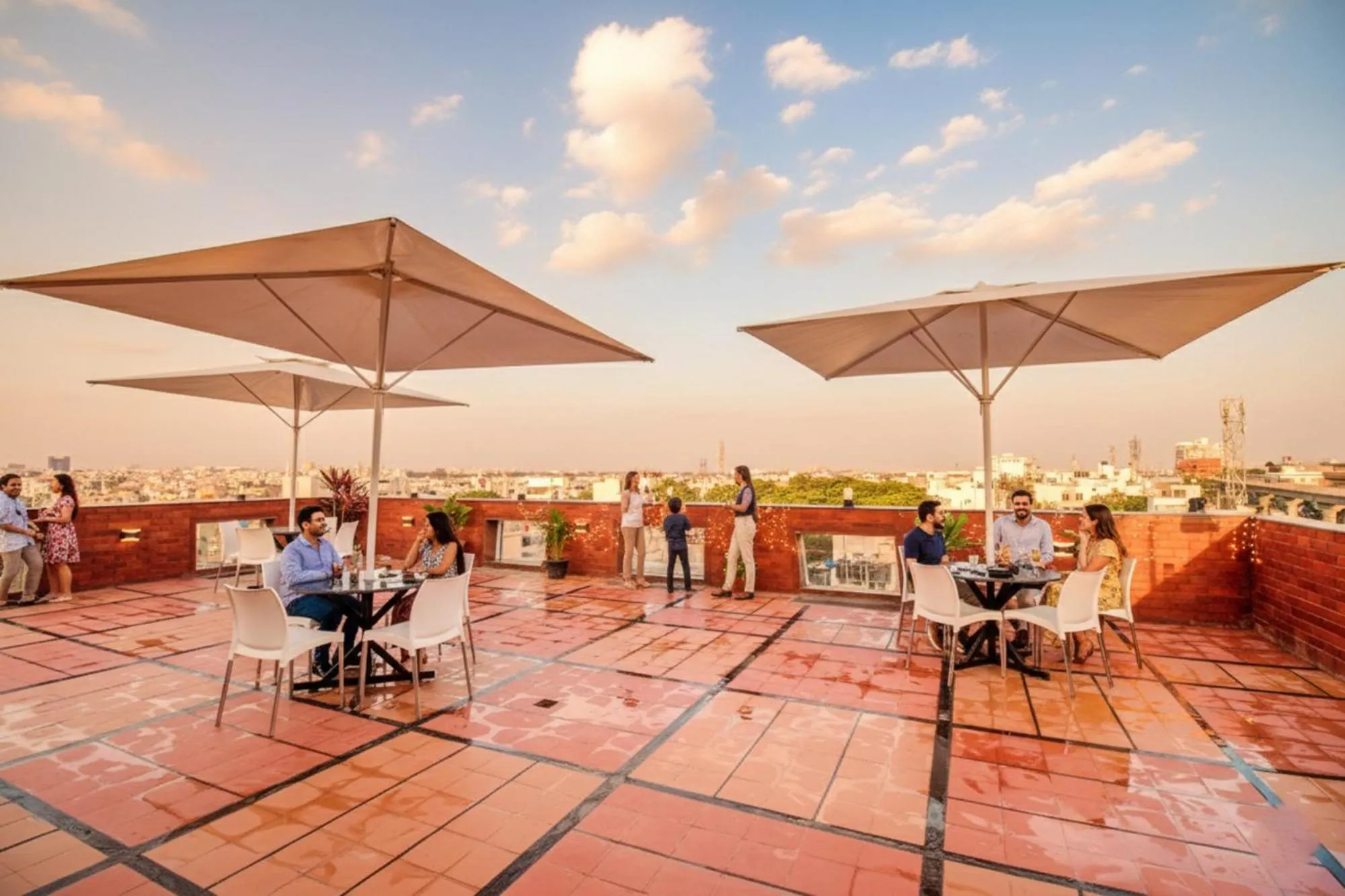 Restaurant/places to eat in FabHotel The Royal Suites - Nr Gopalan innovation mall