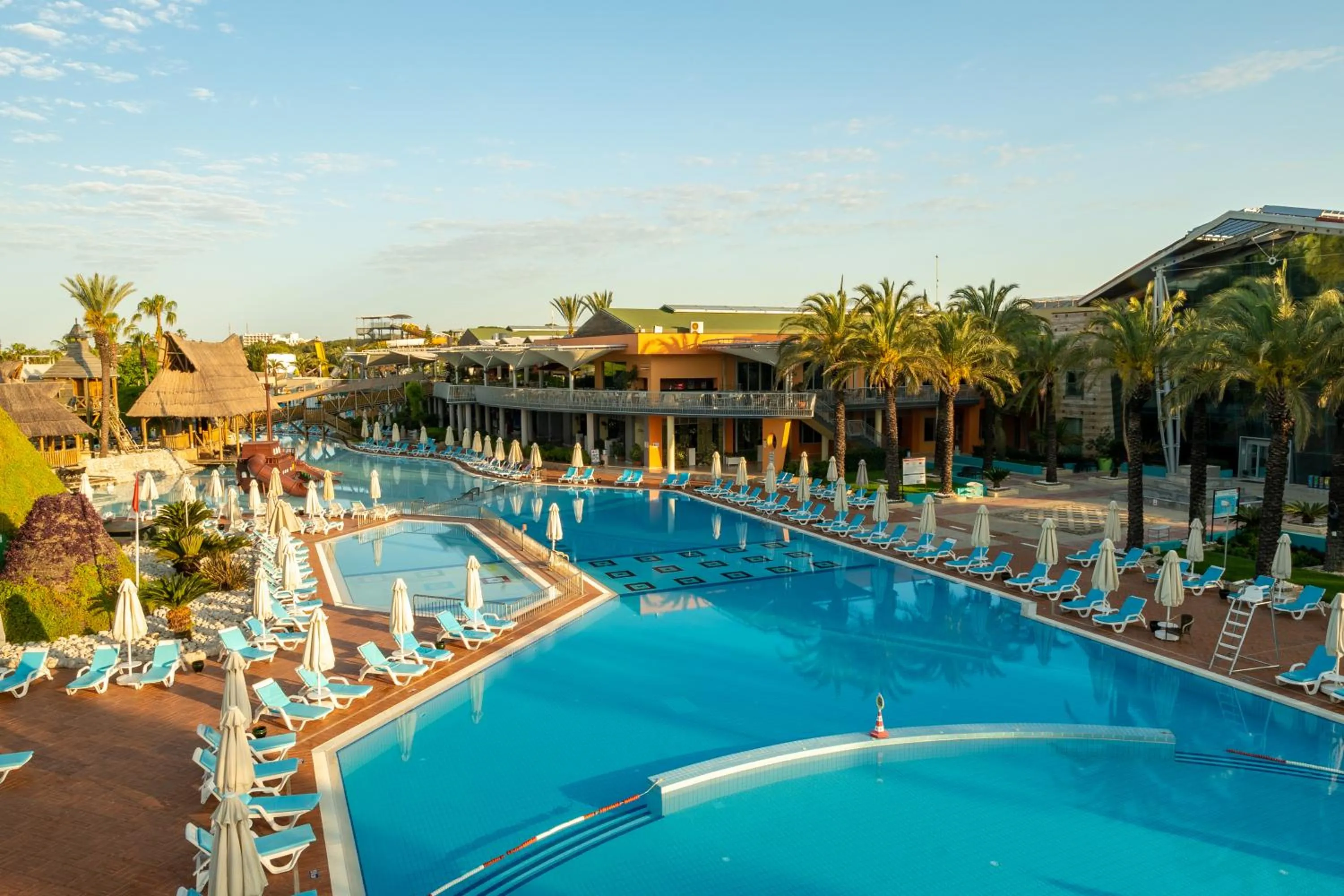 Pool view in AQI Pegasos World