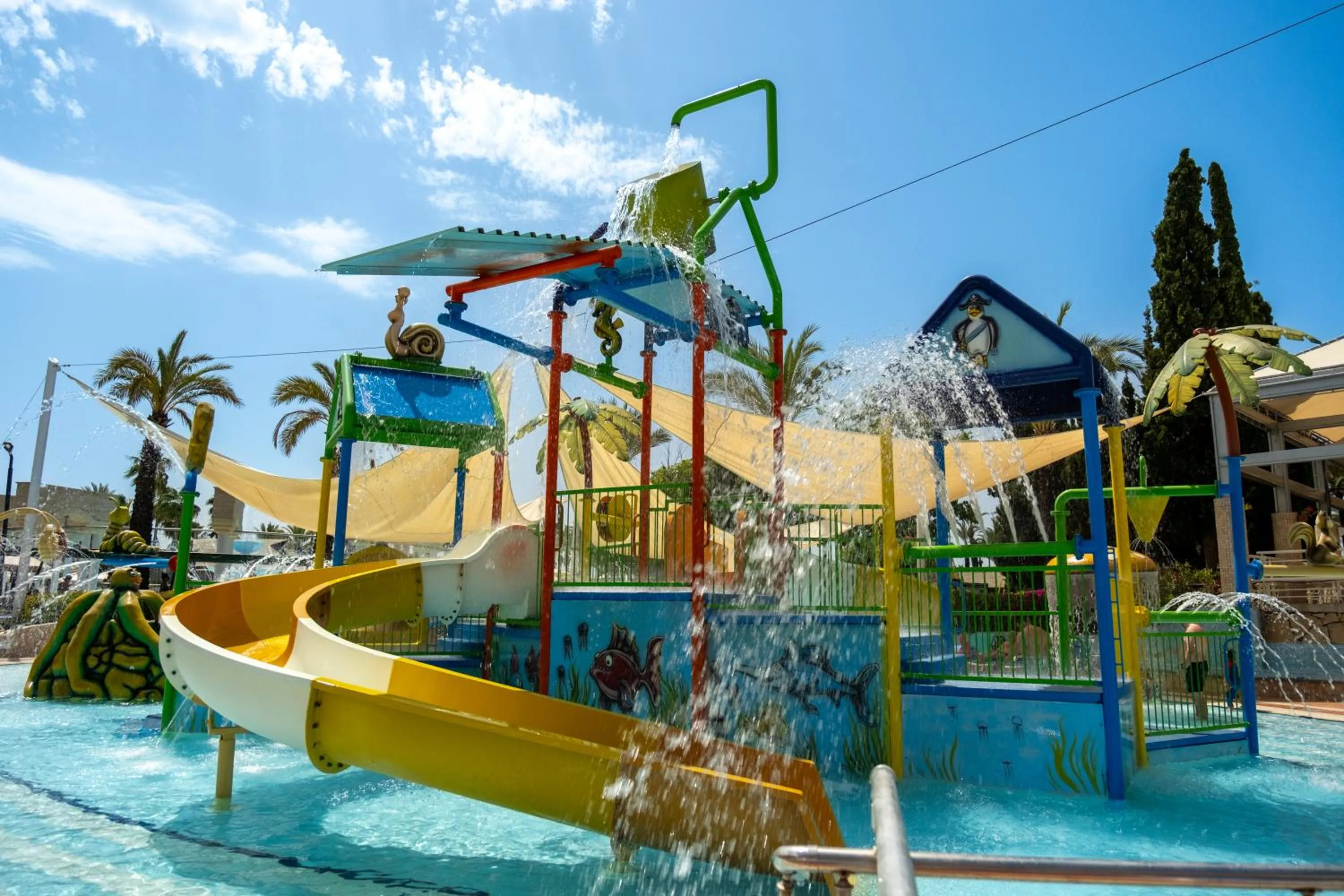 Children play ground in AQI Pegasos World