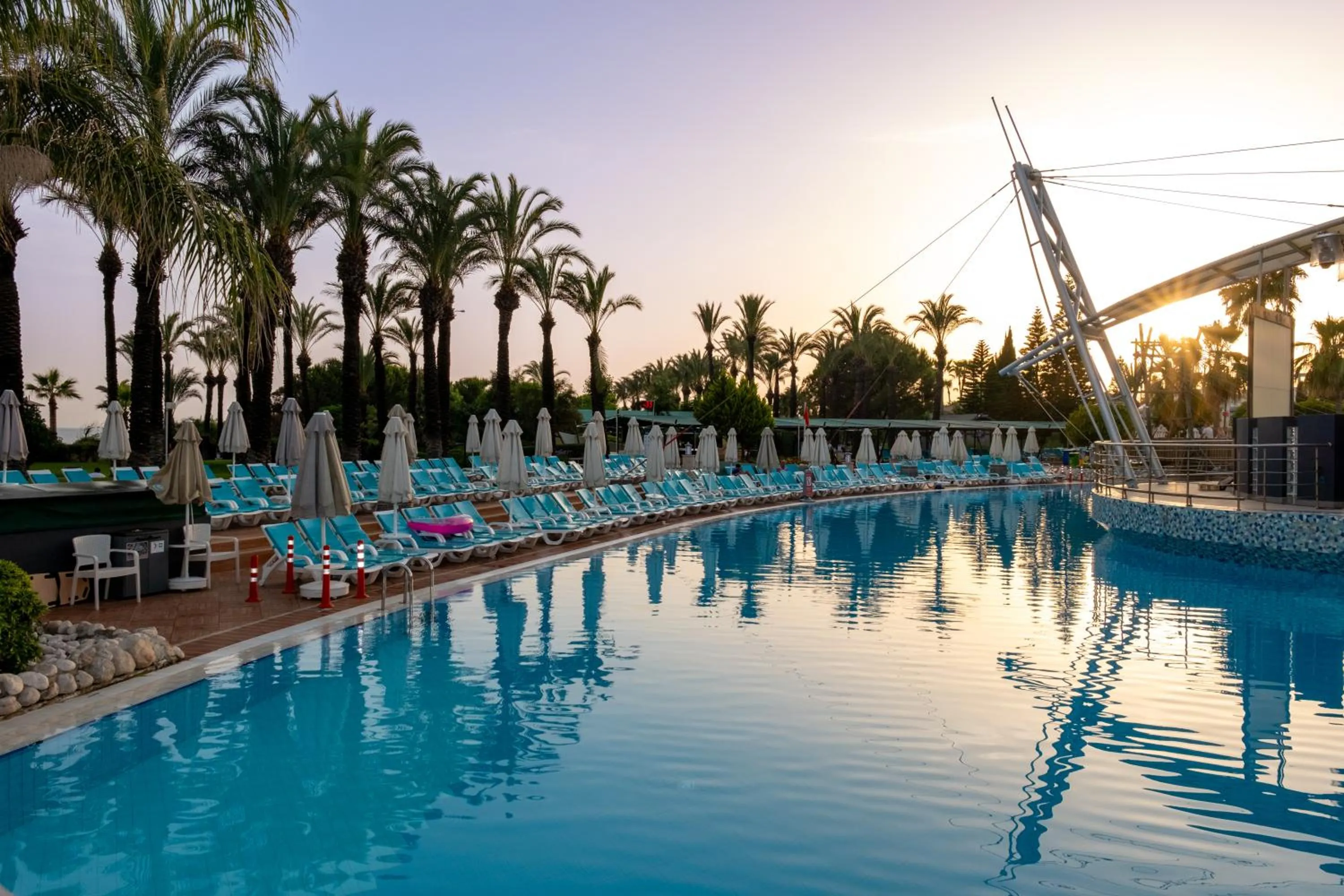 Pool view in AQI Pegasos World