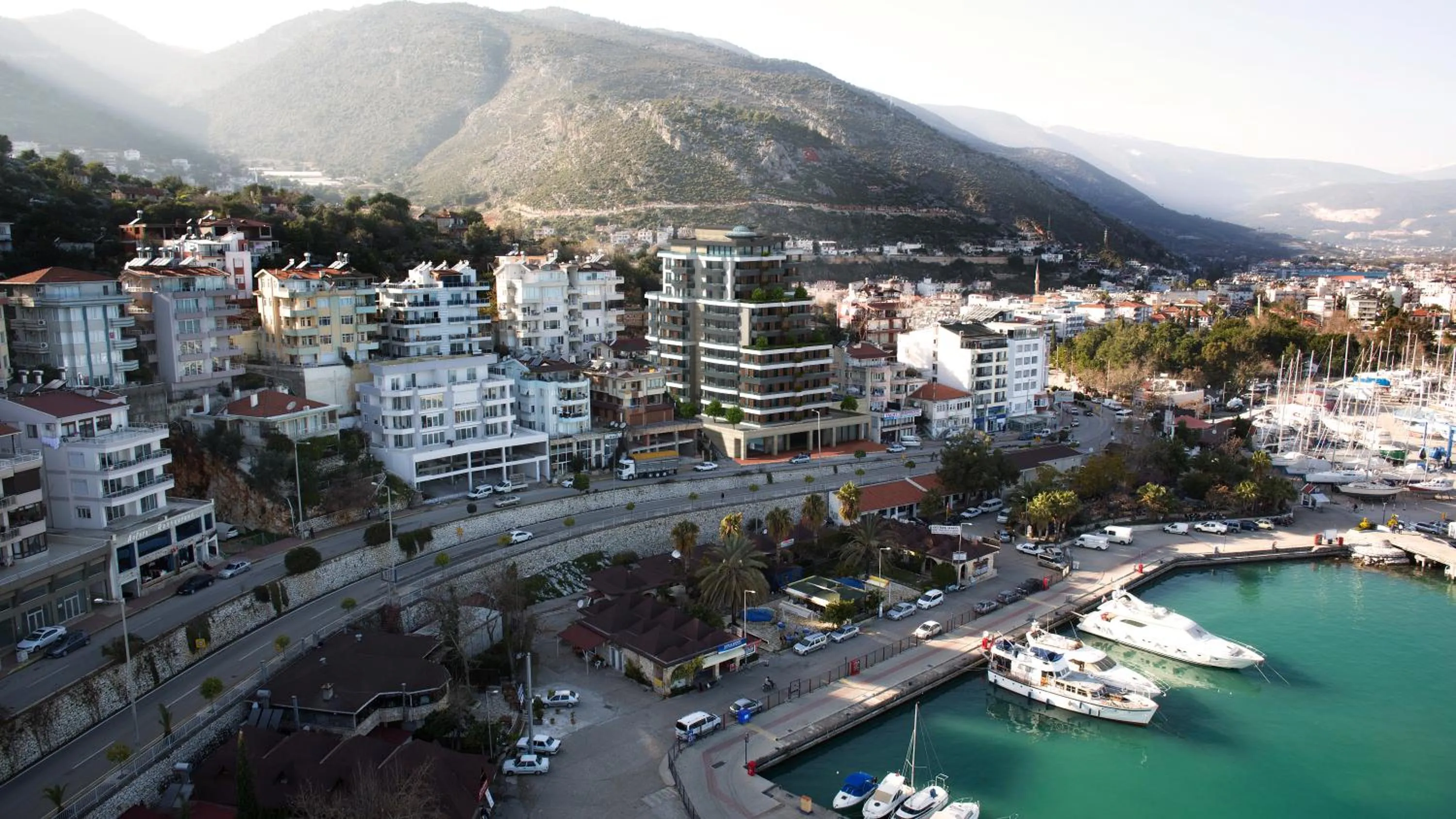 Bird's eye view in Fortunella Suites