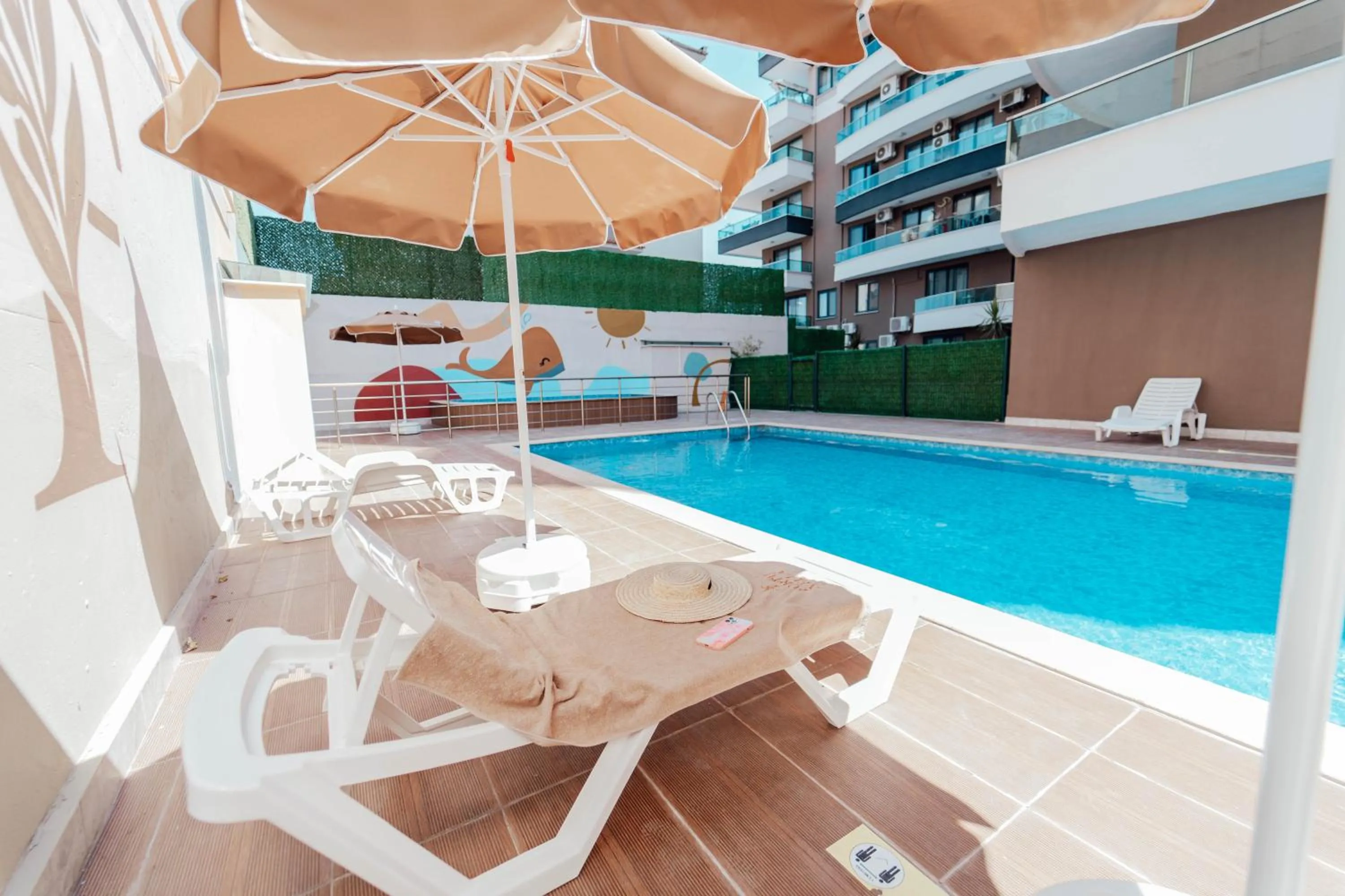 Swimming pool in Fortunella Suites