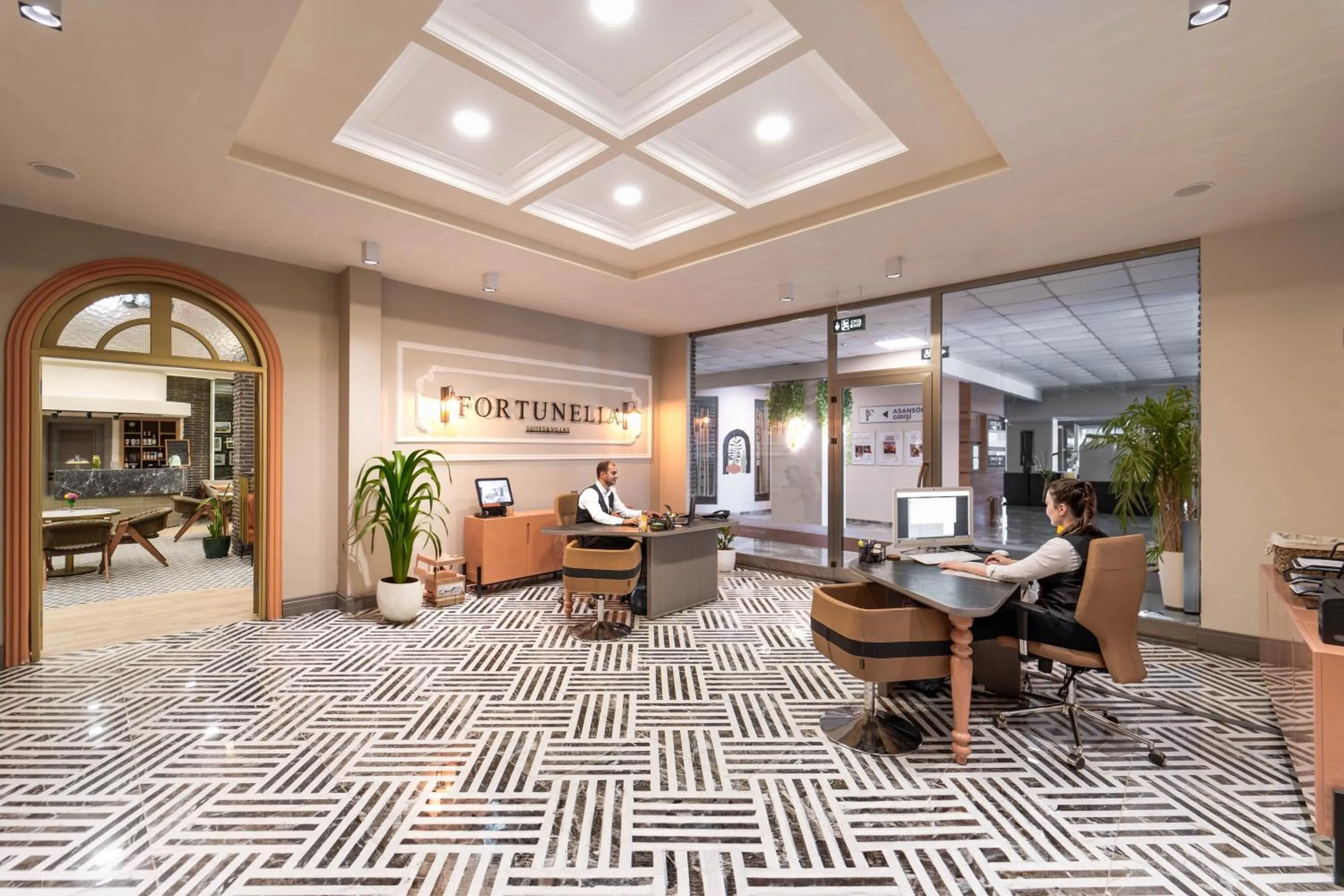 Lobby or reception in Fortunella Suites