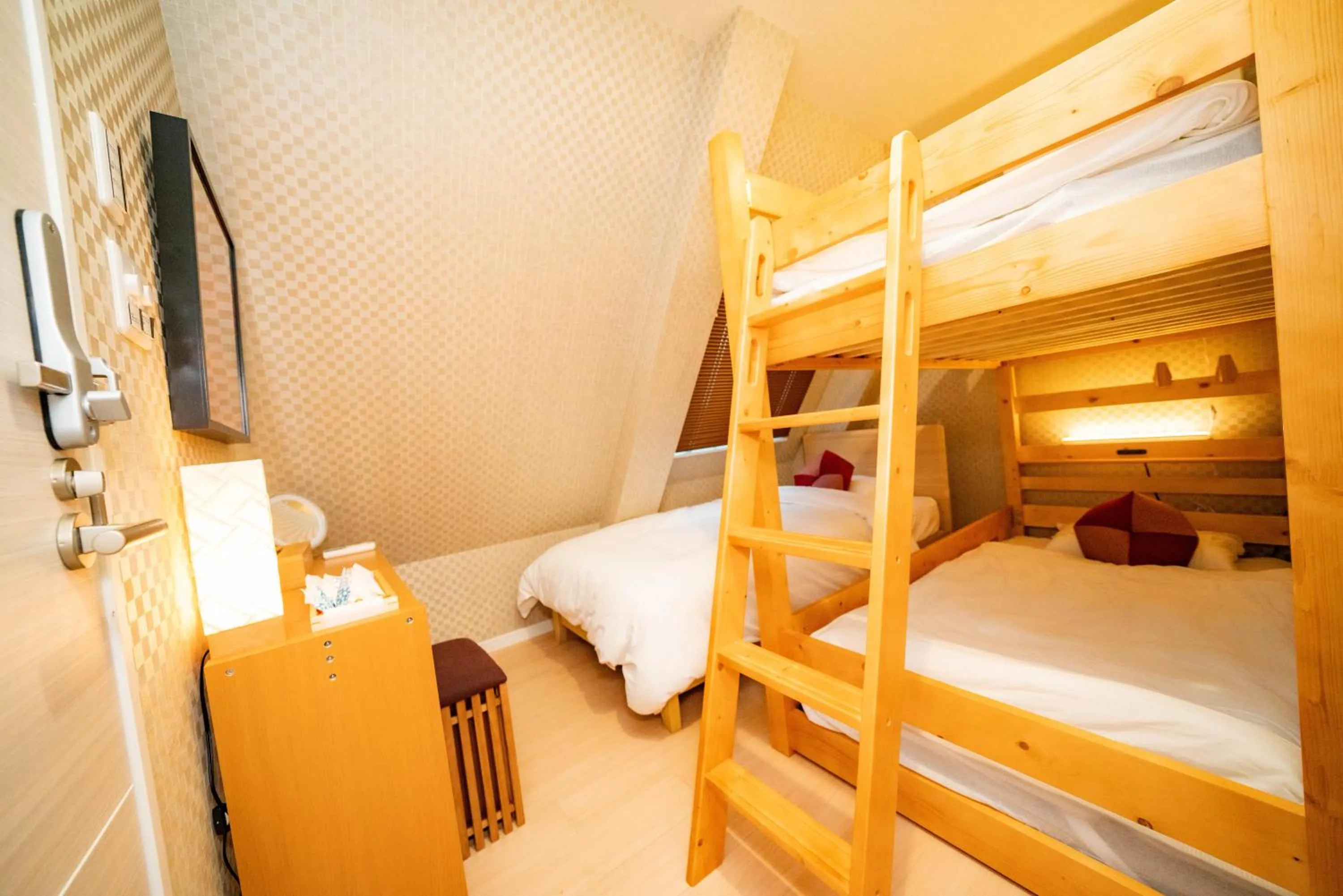 Photo of the whole room, Bed in kaguya asakusa Women only guest house