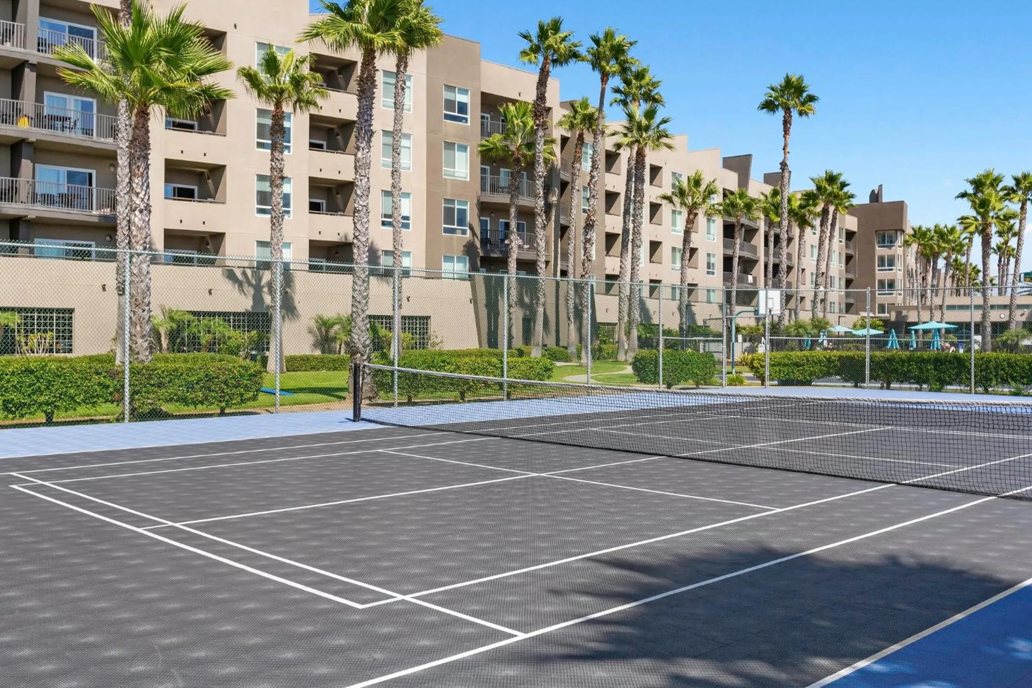 Tennis court in Worldmark Oceanside Harbor