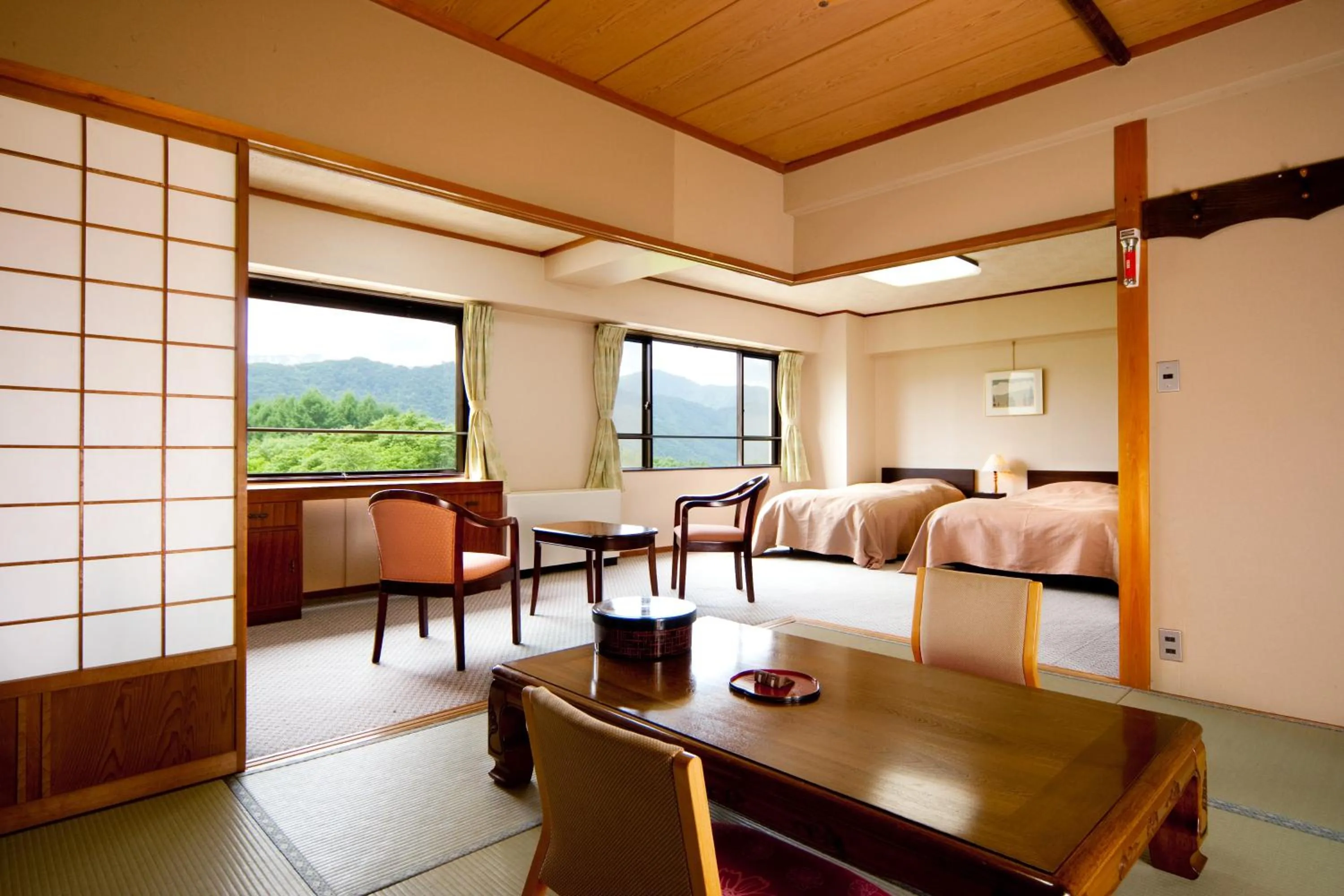 Mountain view, Bed in Hotel Sunbird