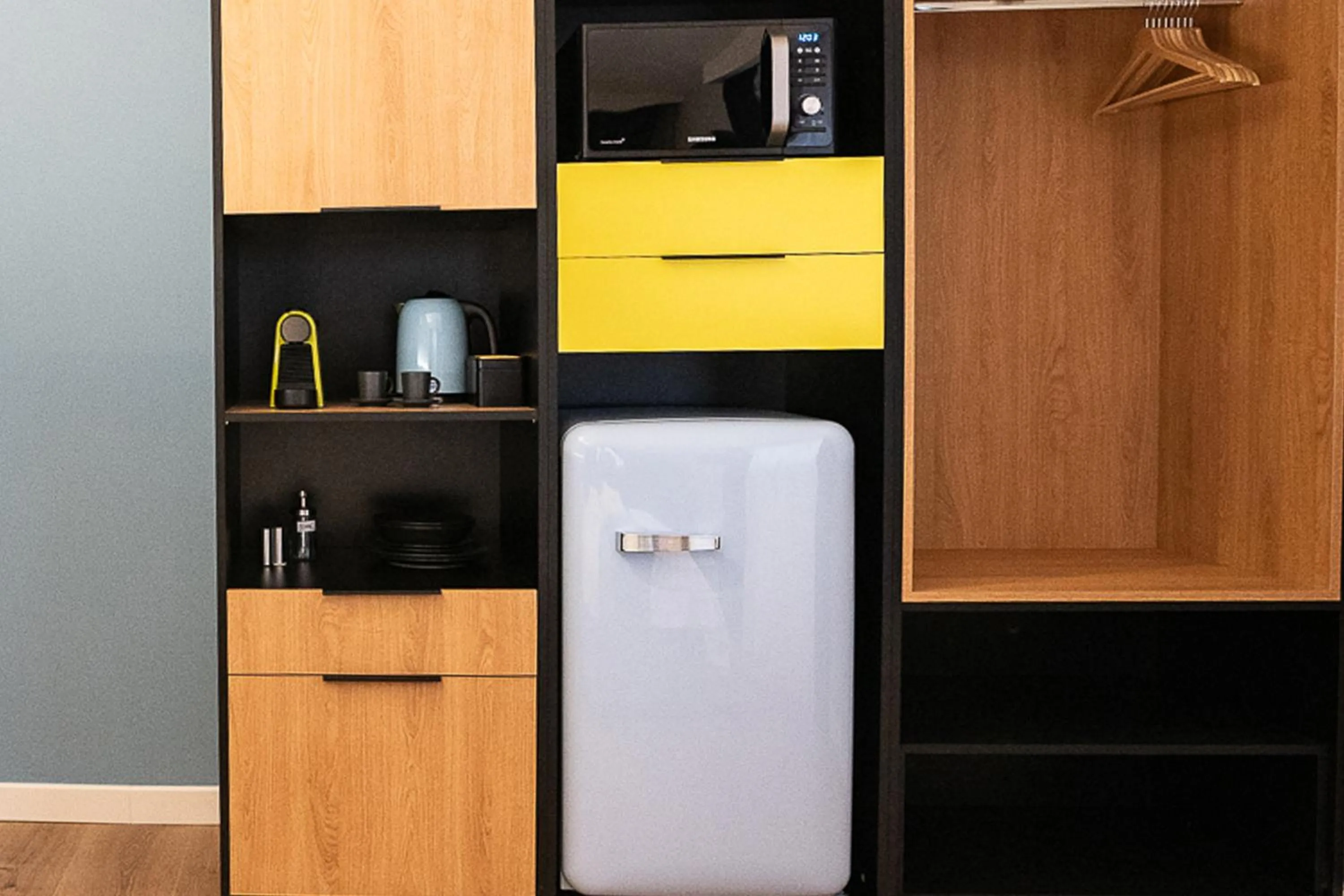 Kitchen or kitchenette in Emil Balaban Luxury Apart-Hotel