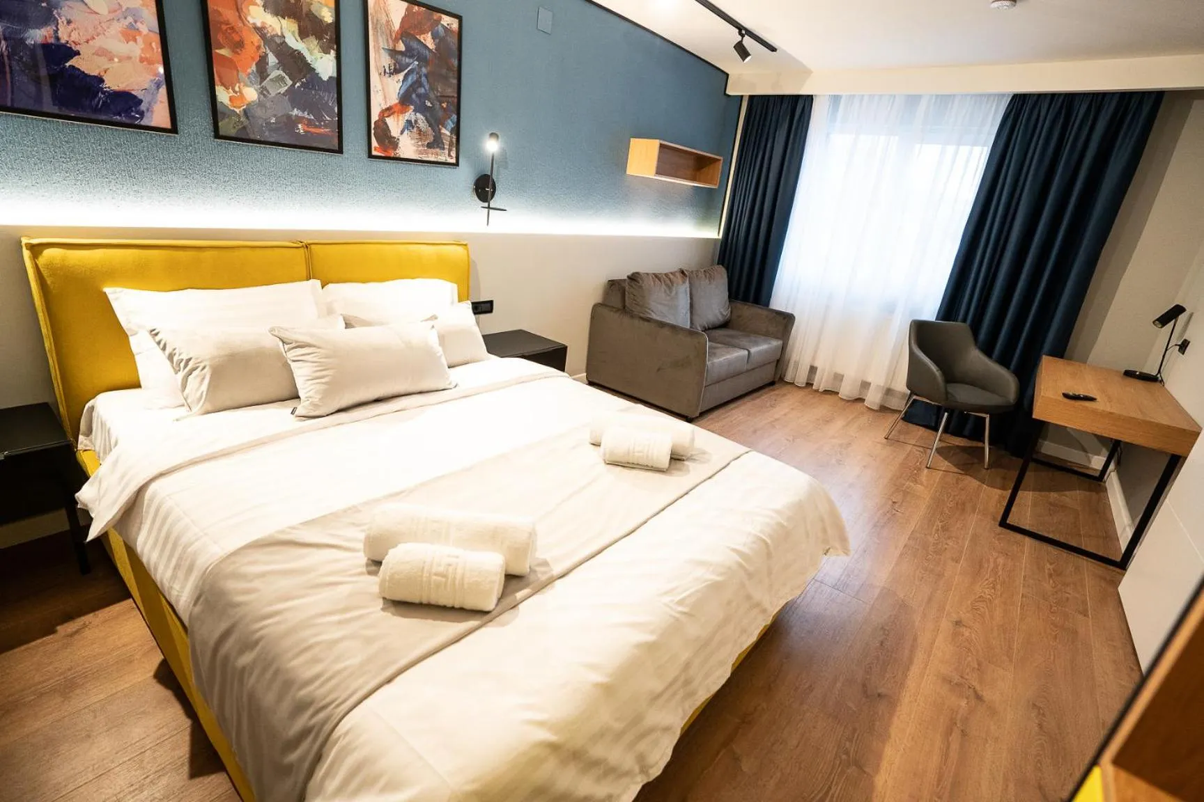 Bedroom, Bed in Emil Balaban Luxury Apart-Hotel