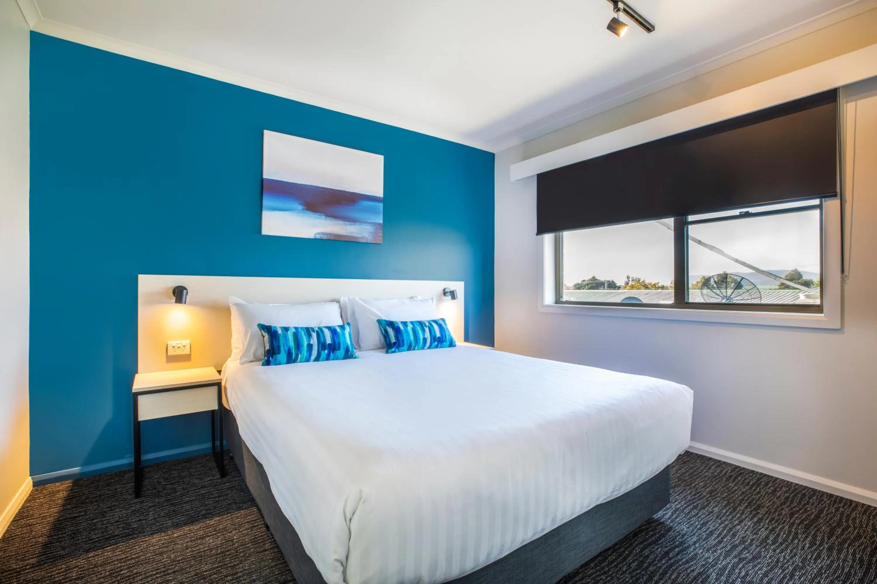 Bed in Nightcap at Riverside Hotel