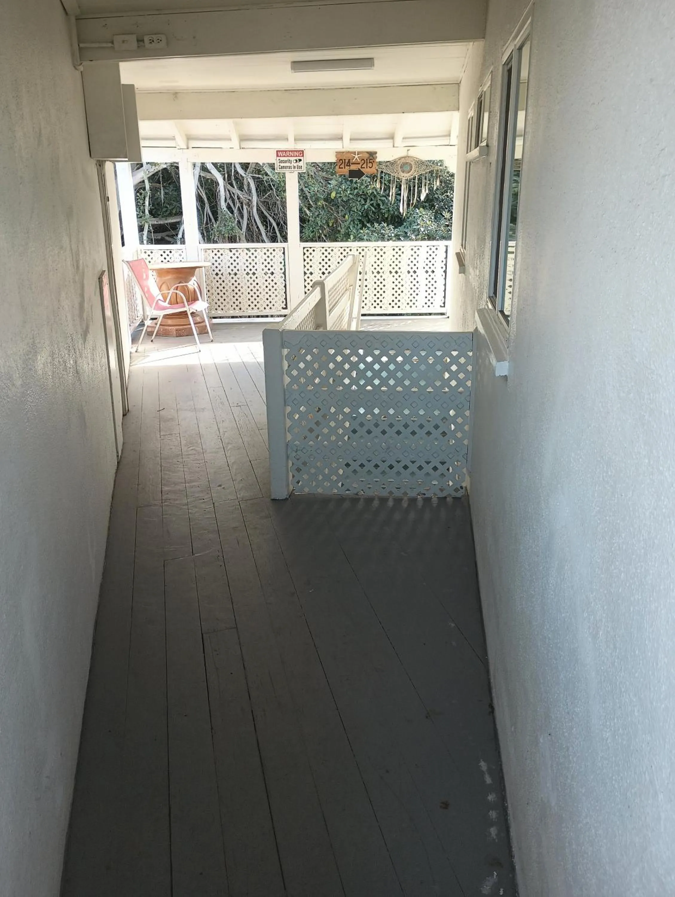 Patio in Oceana Boutique Hotel