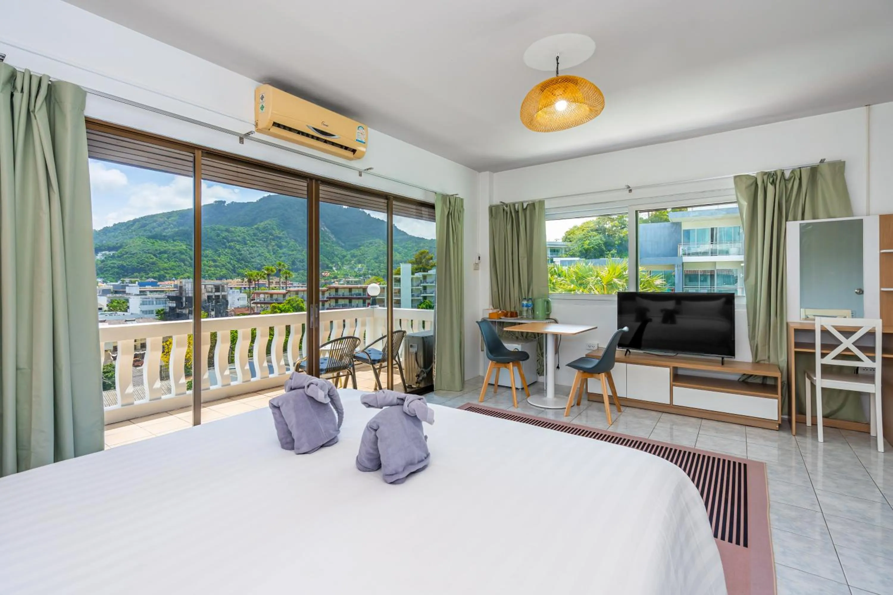 Bedroom, Bed in Kata Hill Sea View Hotel