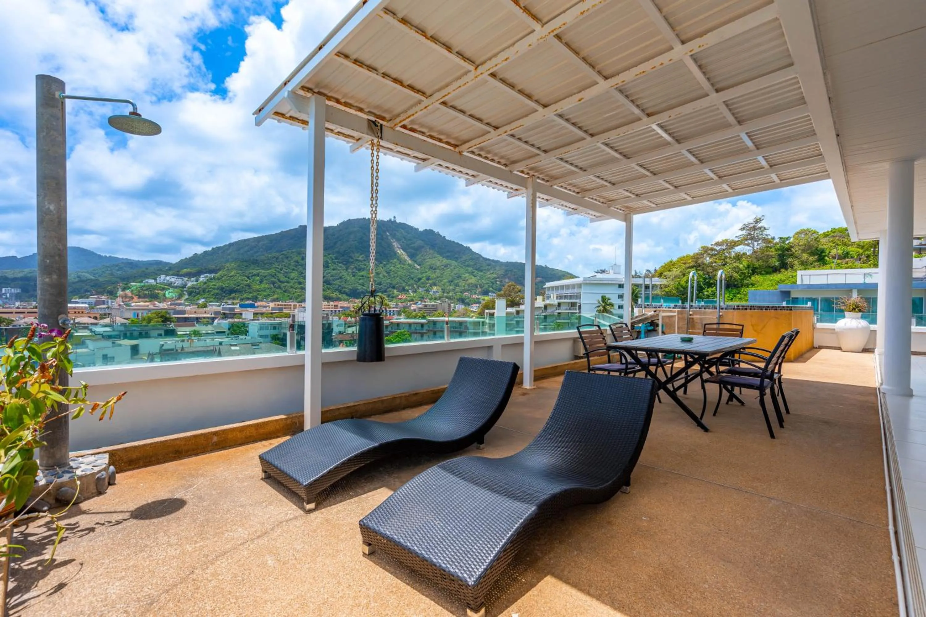 sunbed in Kata Hill Sea View Hotel