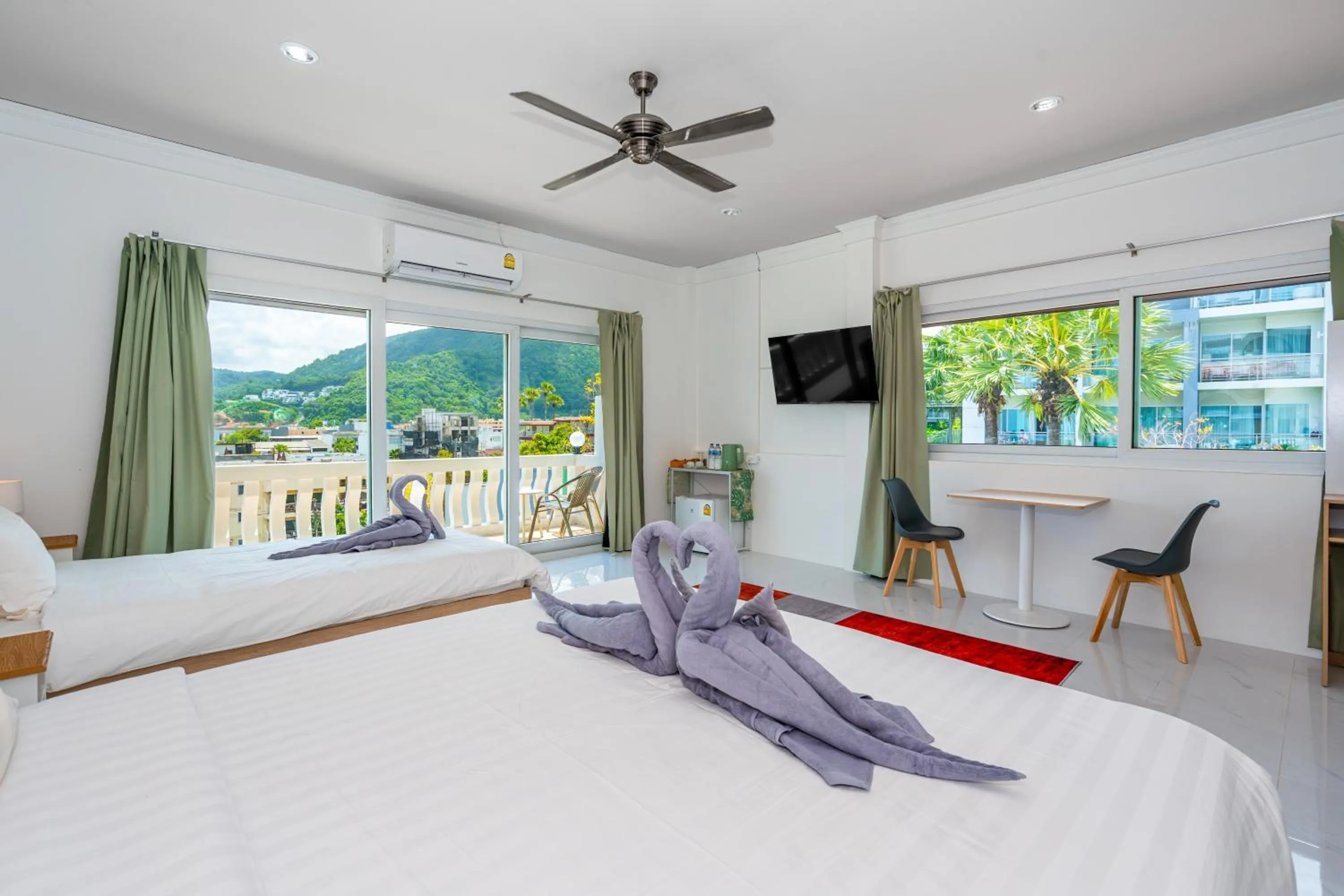 Bedroom, Bed in Kata Hill Sea View Hotel