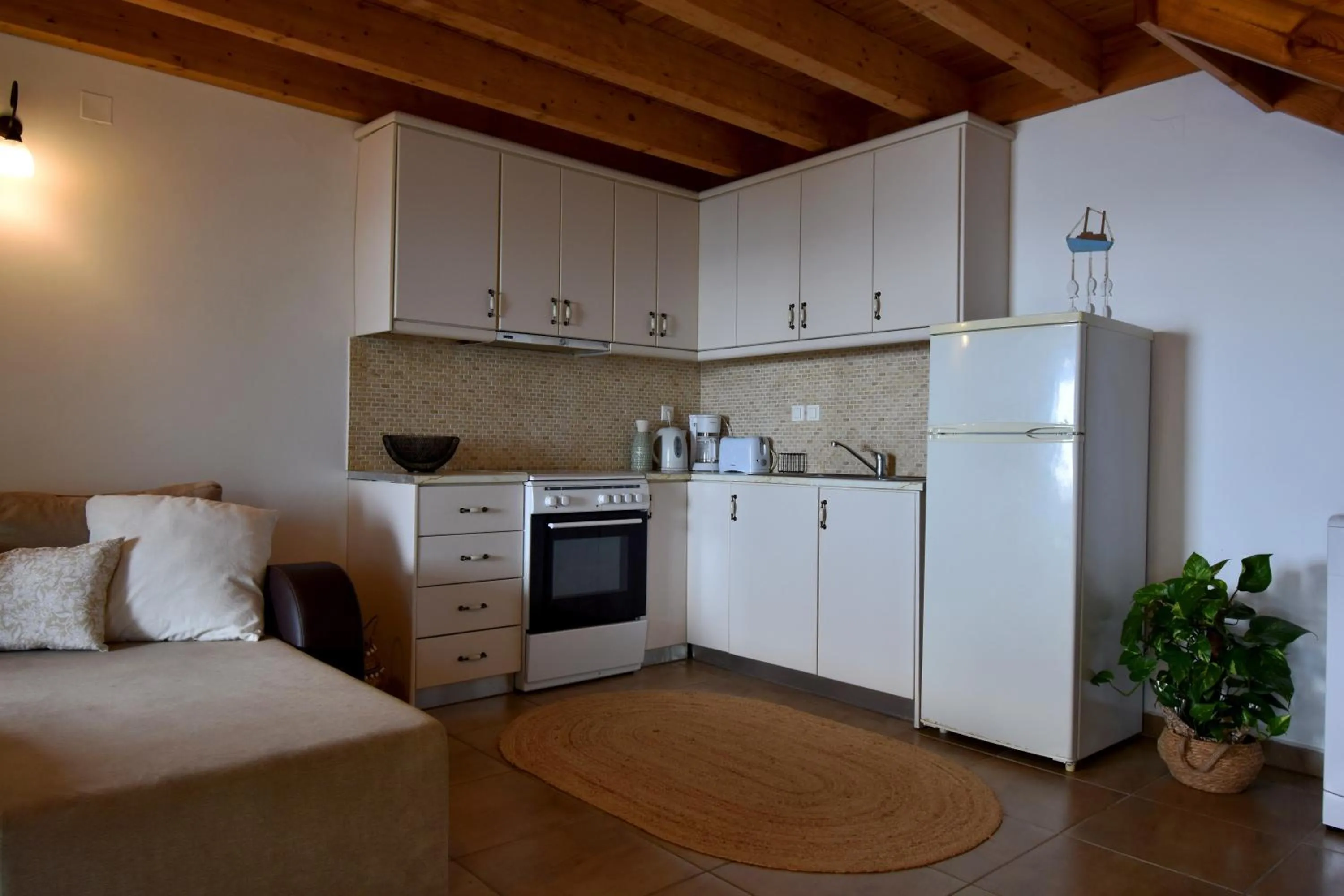 Kitchen or kitchenette in Delfini Resort