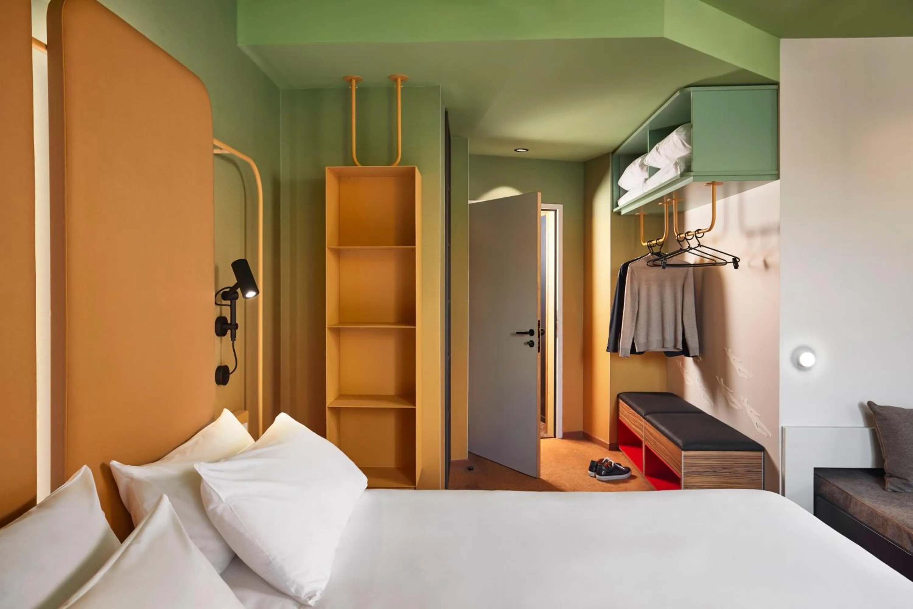 Bedroom, Bed in You Hotel Deauville - Handwritten Collection