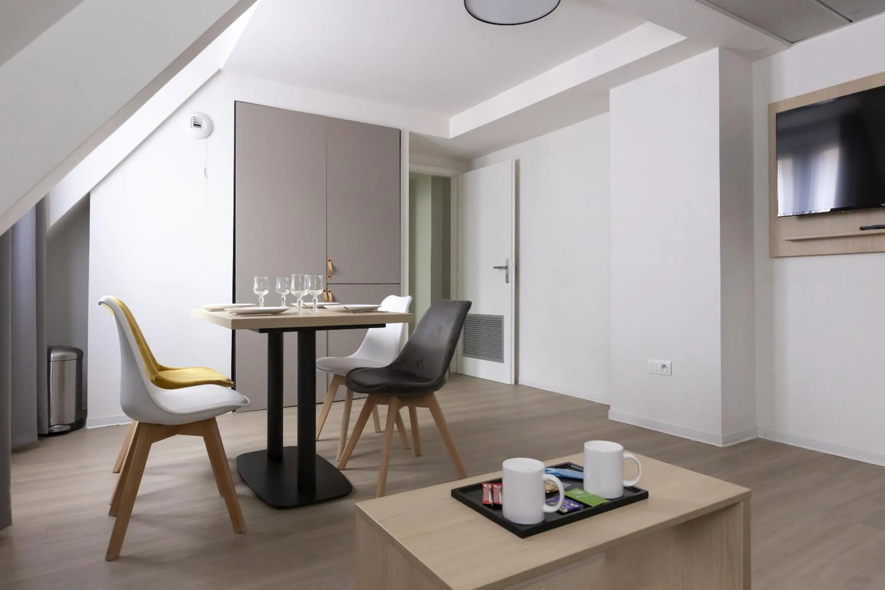 Seating area in Appart Hotel Odalys City Strasbourg Green Marsh