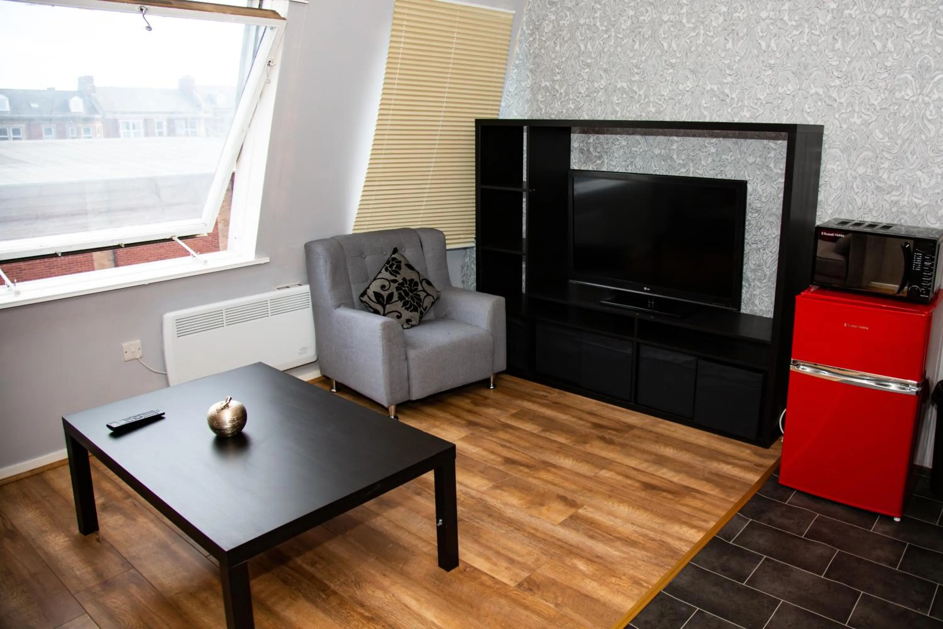 Living room in Tyne Apartments