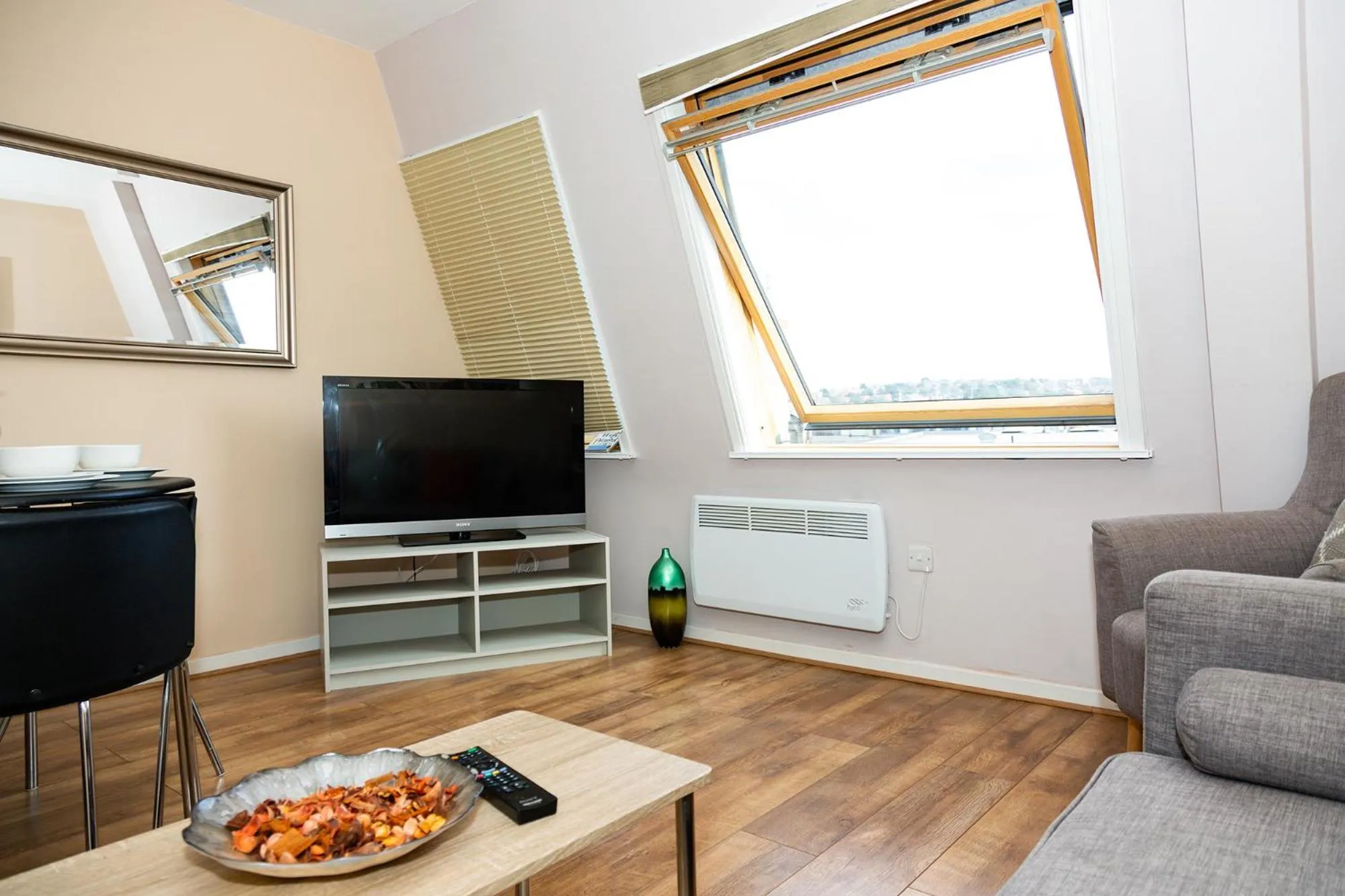 Living room in Tyne Apartments