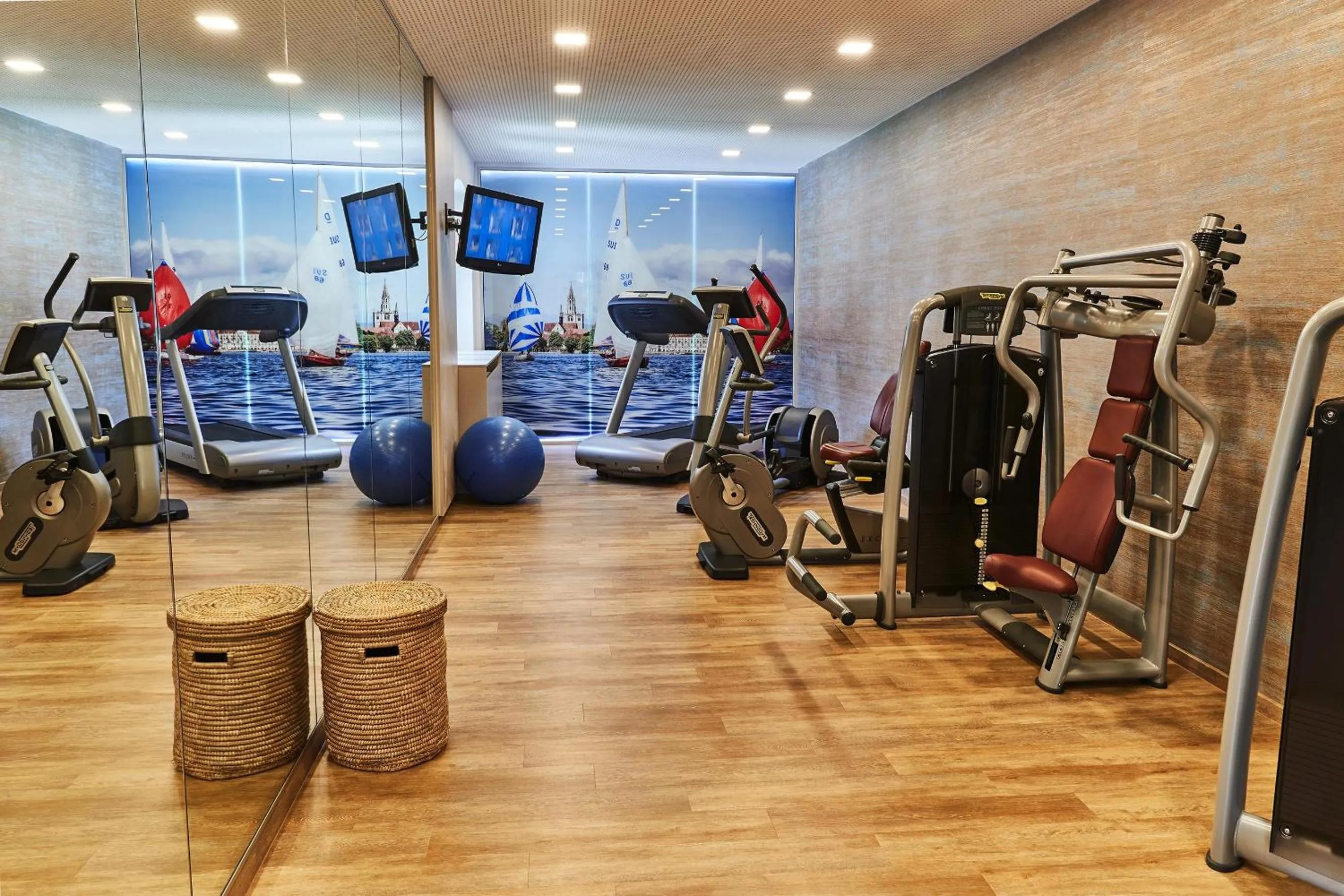 Fitness centre/facilities in Steigenberger Inselhotel