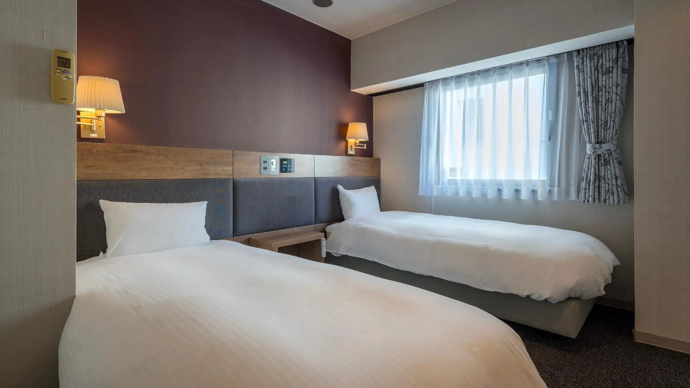 Bed in Hotel Global View Tsu