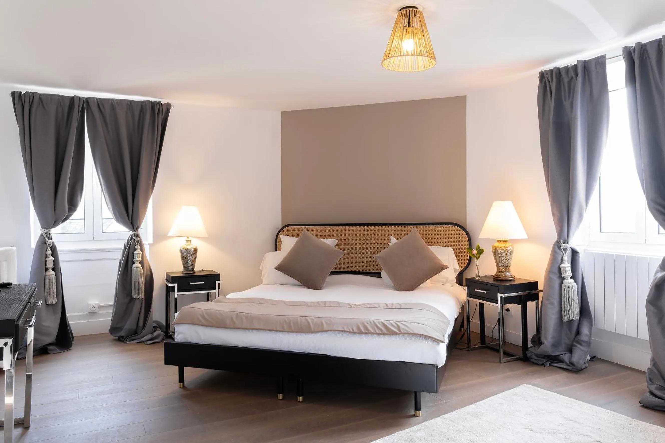 Bed in Château de Tressé