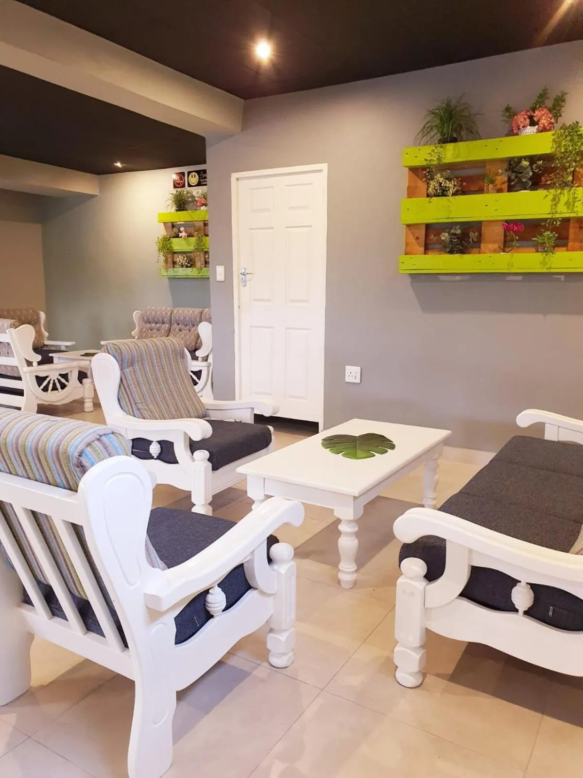 Seating area in African Sun Lodge