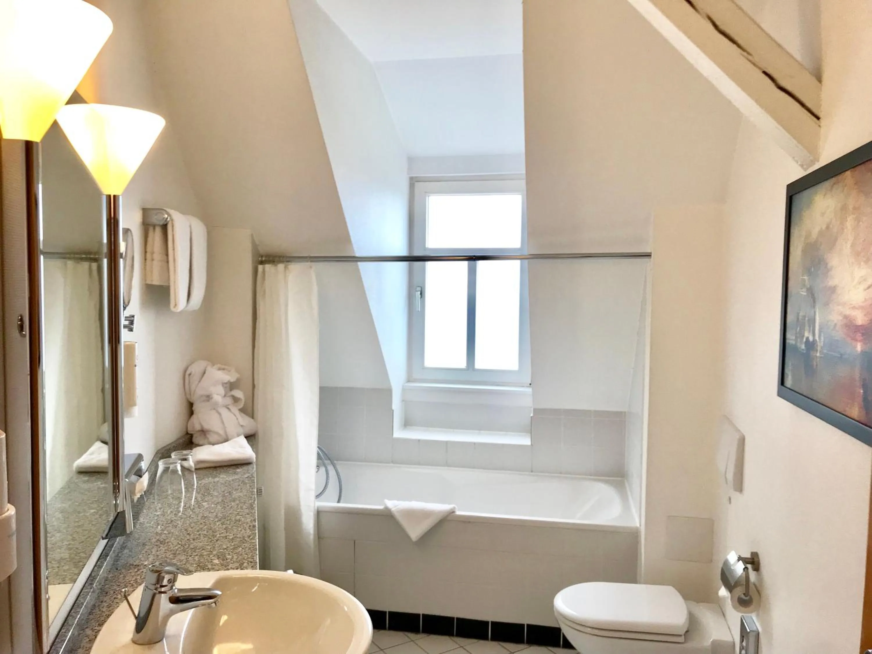 Toilet in Best Western Hotel Kurfürst Wilhelm I.