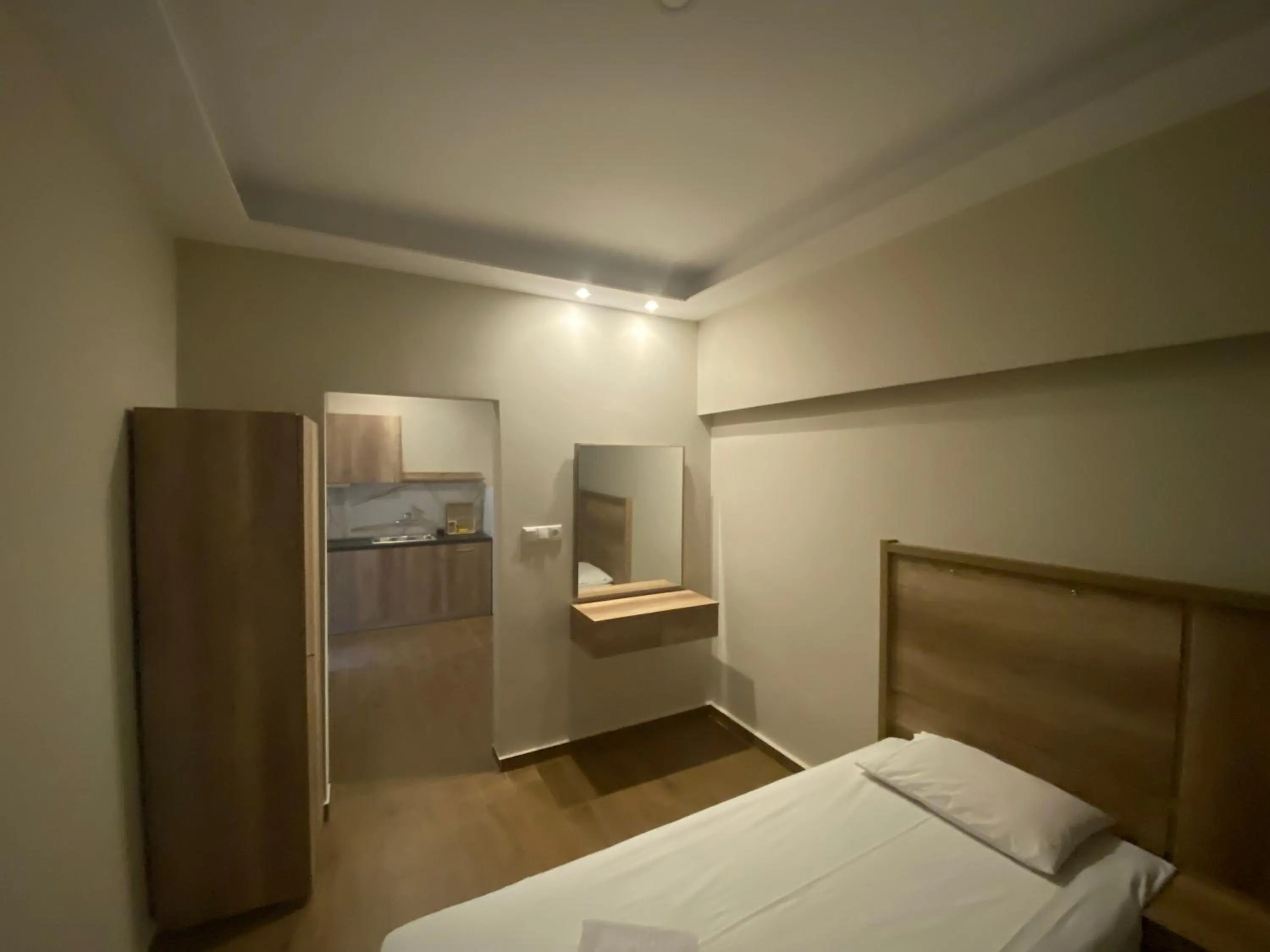 Bed in Hotel Filoxenia