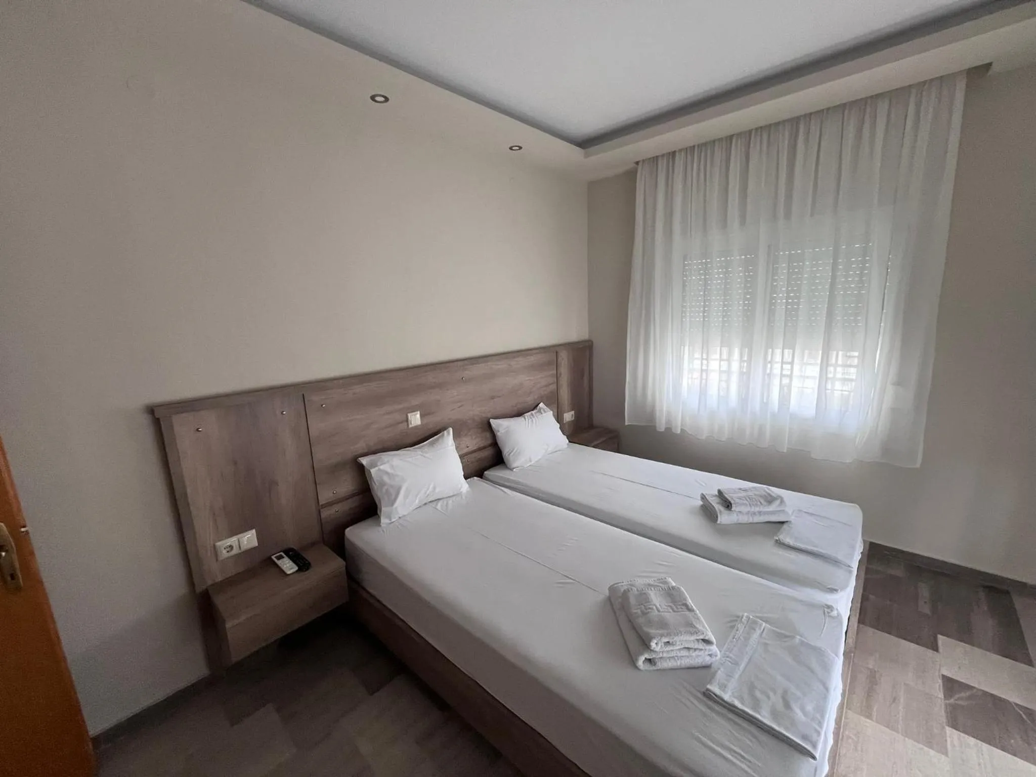 Bed in Hotel Filoxenia