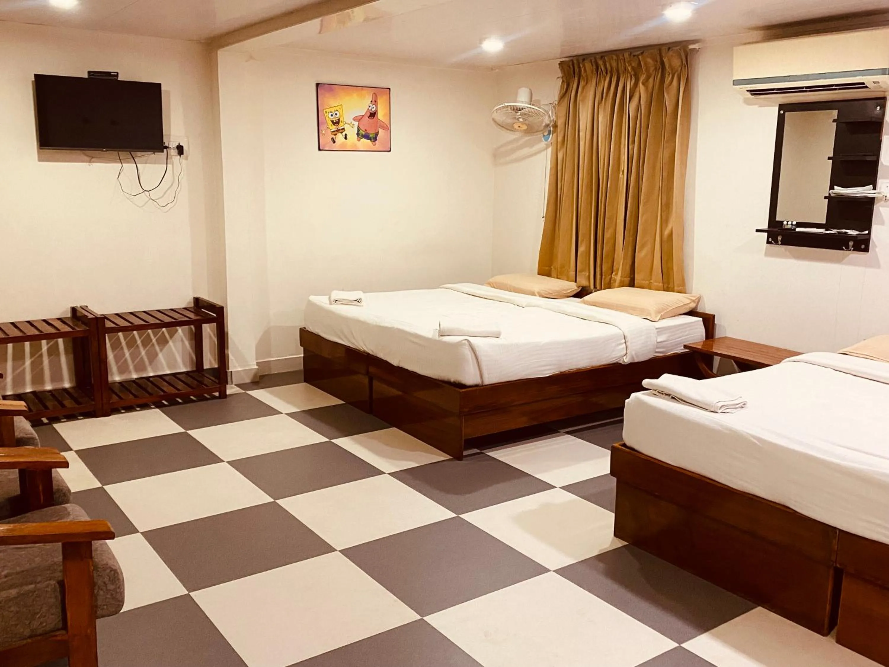 Bedroom, Bed in Joe's Beach Shack - Beach resort, Ramanathapuram