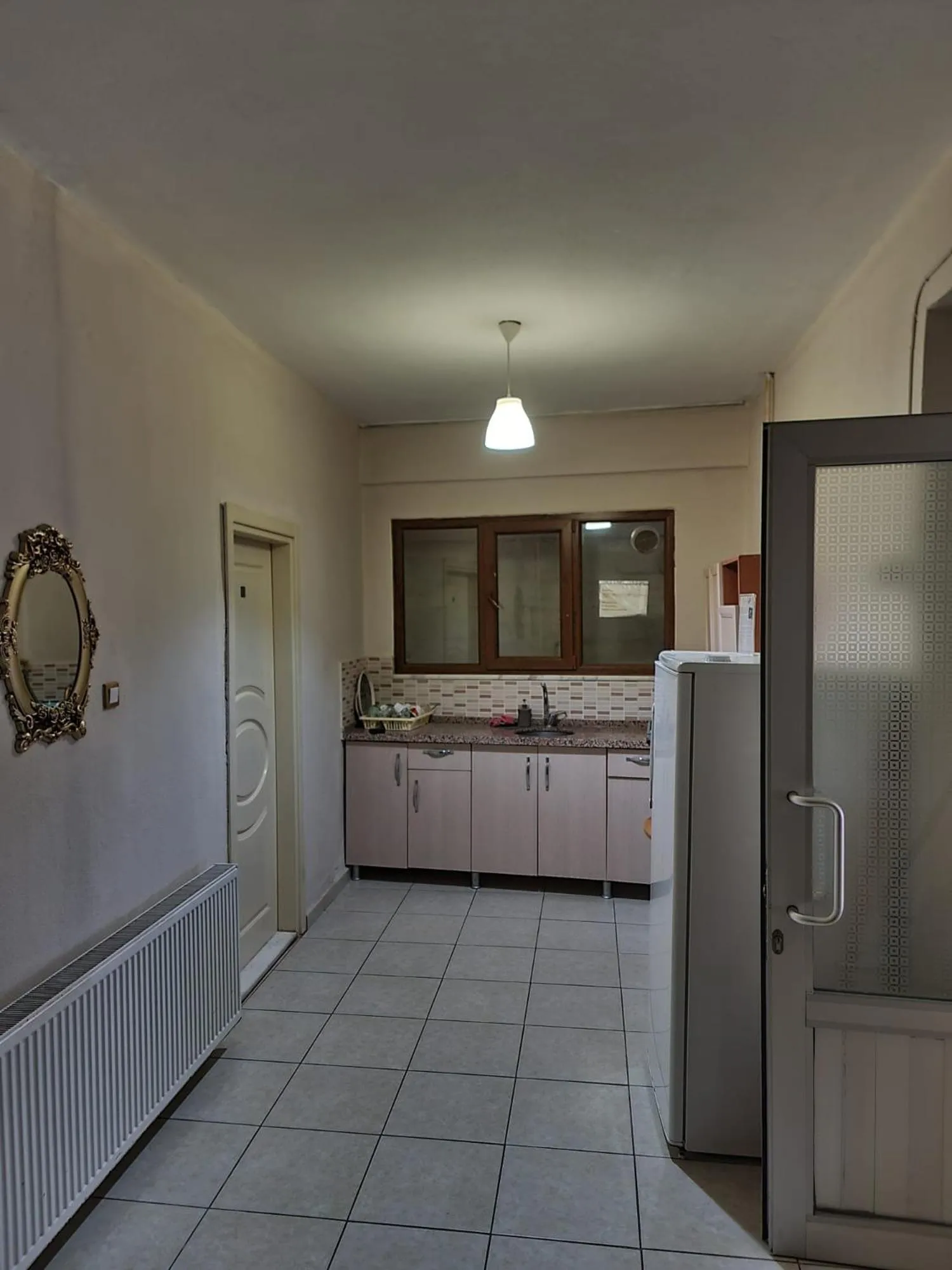 Kitchen or kitchenette in Thermal Orkide Pansiyon