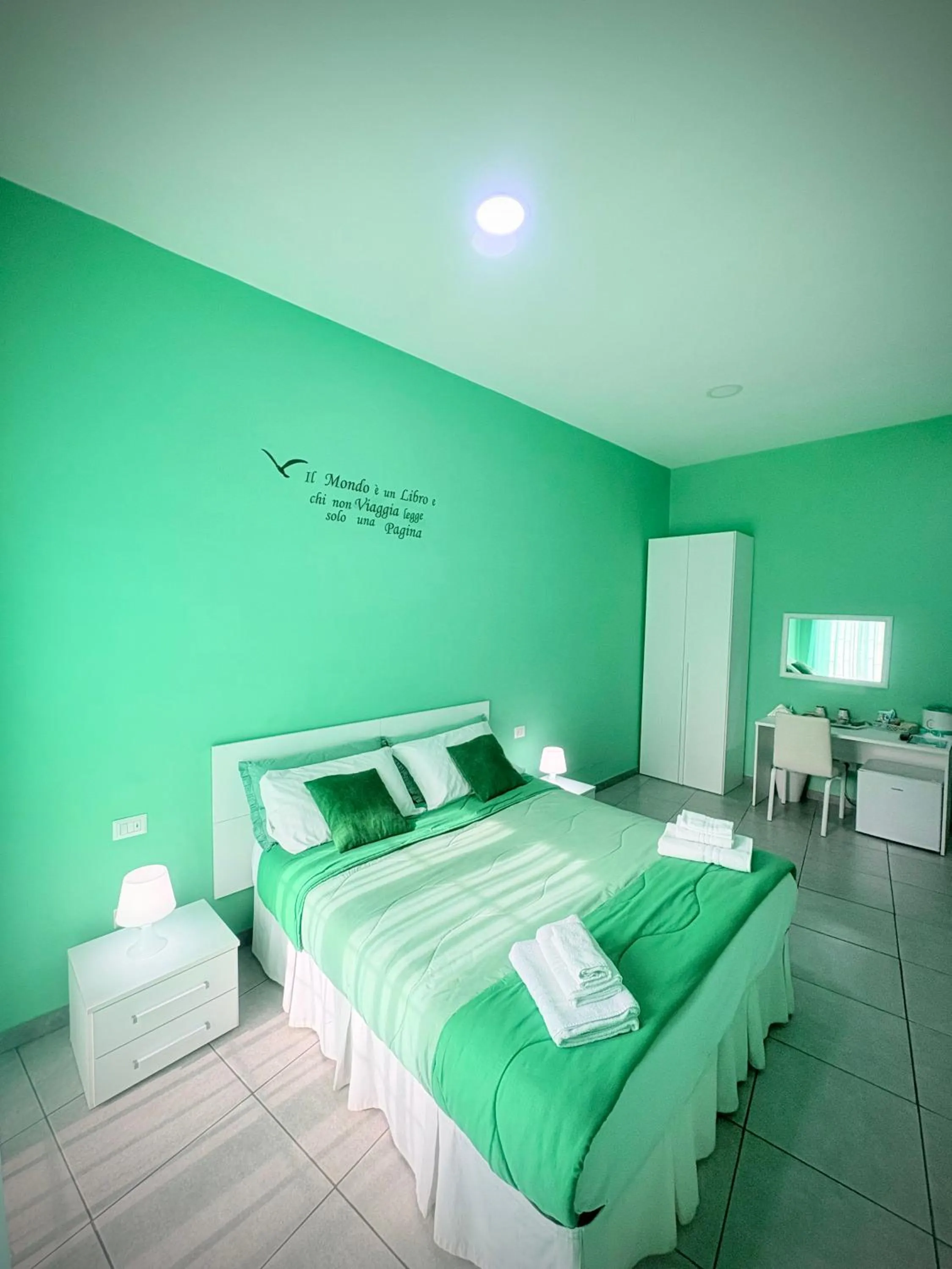 Inner courtyard view, Bed in Rianna House