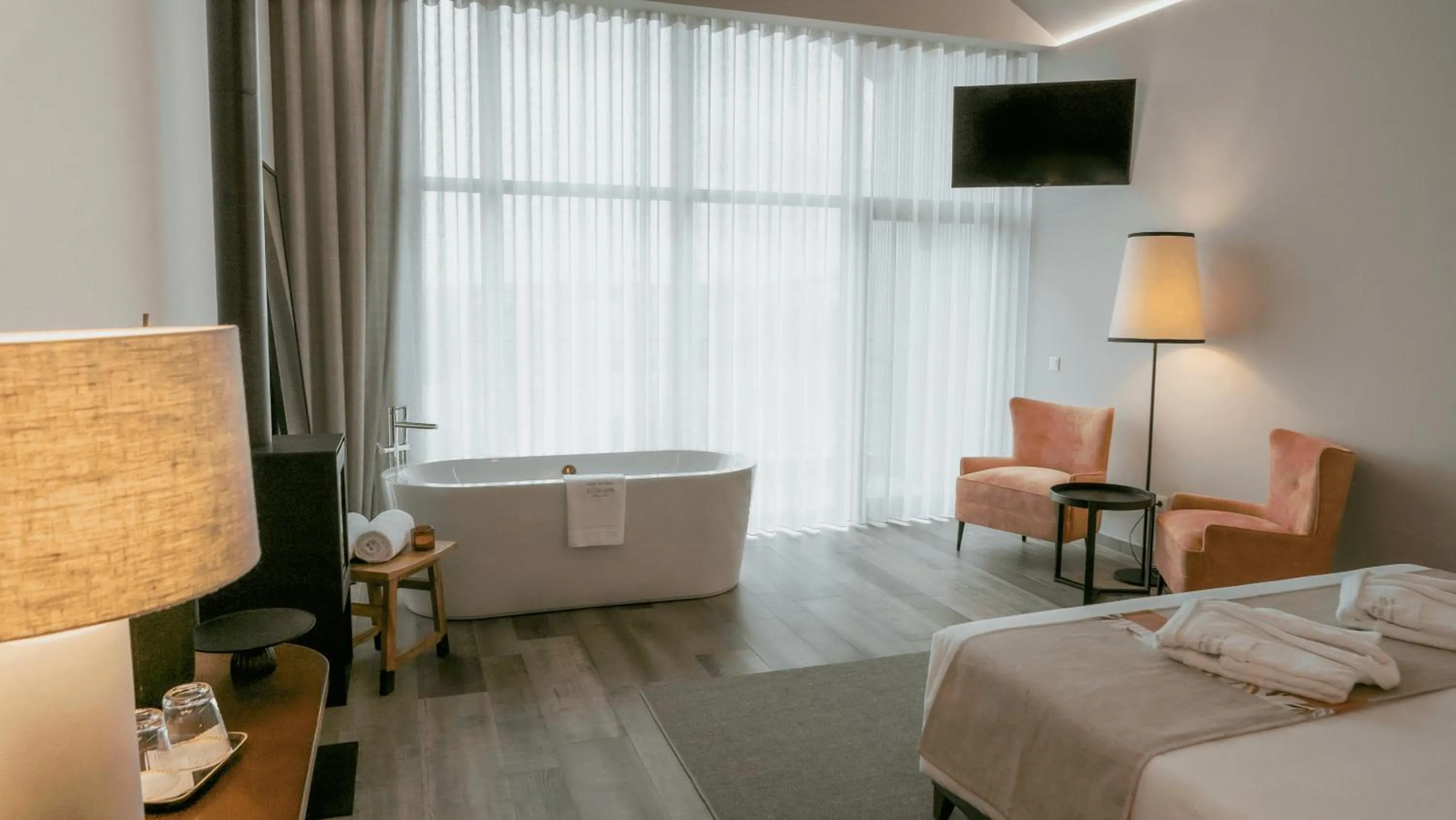 Balcony/Terrace, Bed in Casa Valxisto