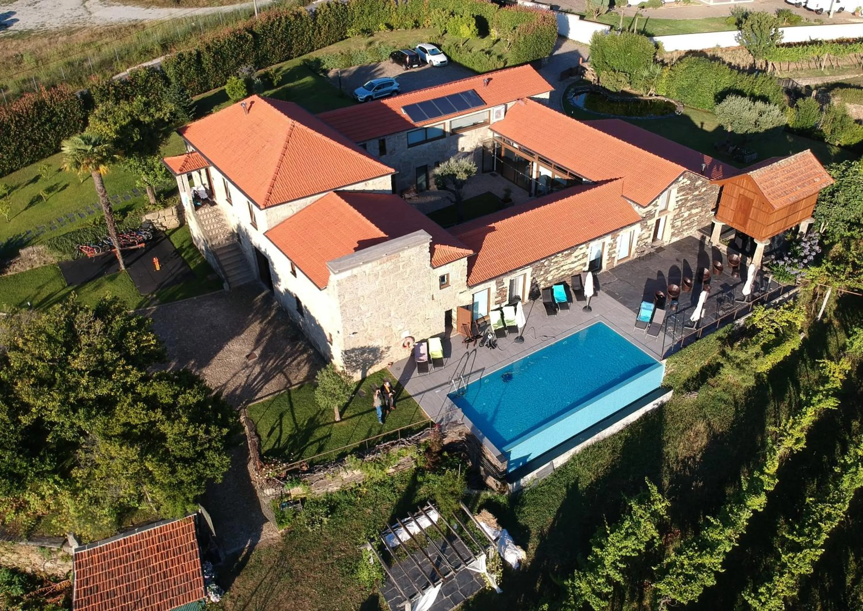 Bird's eye view in Casa Valxisto