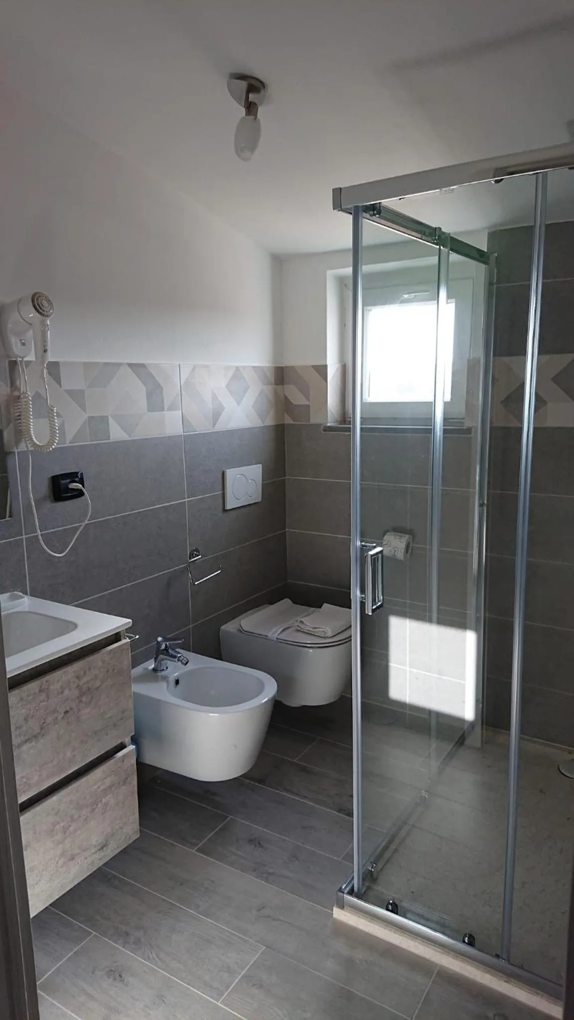 Shower in Hotel Ogliastra