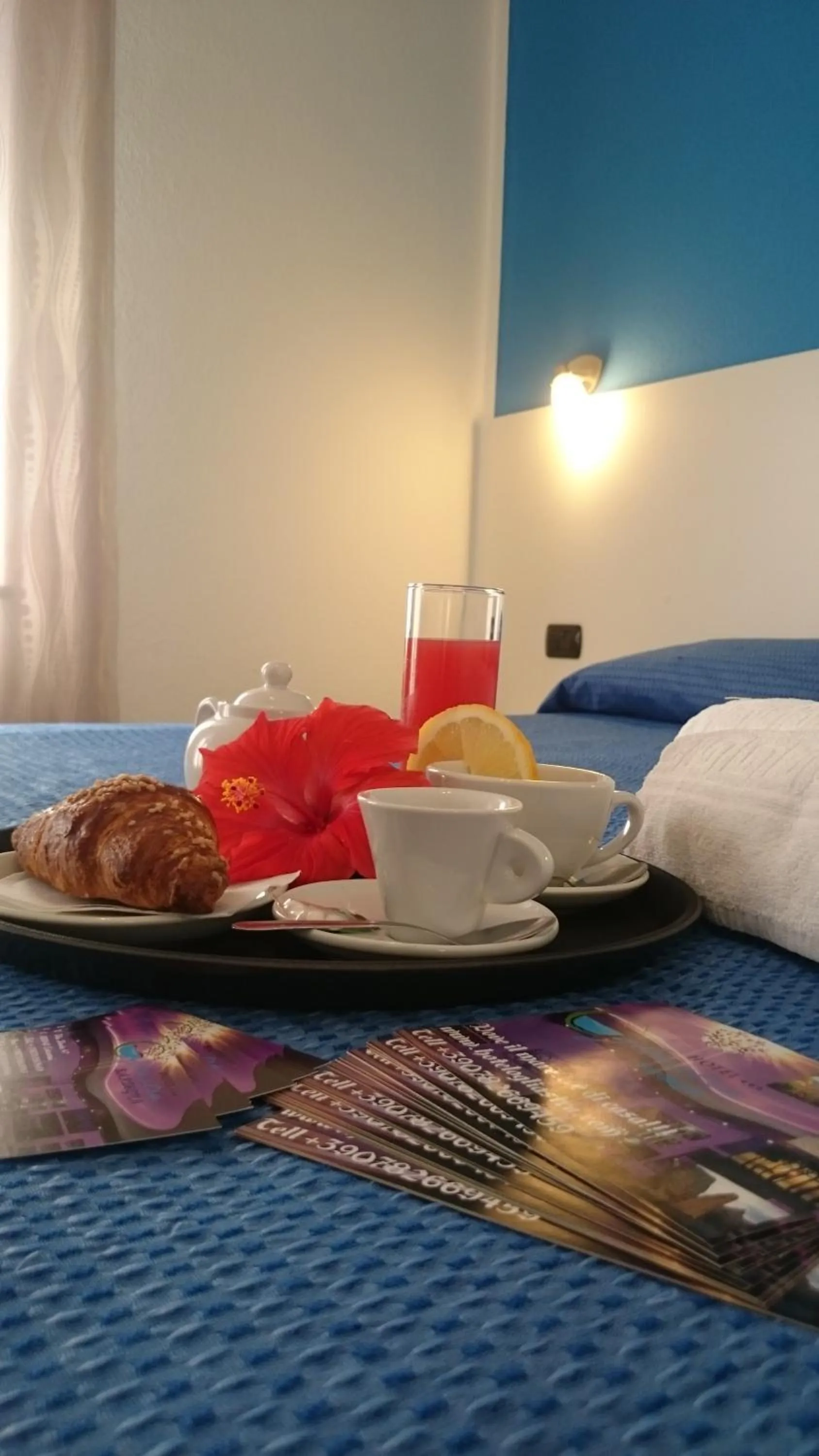 Bed in Hotel Ogliastra