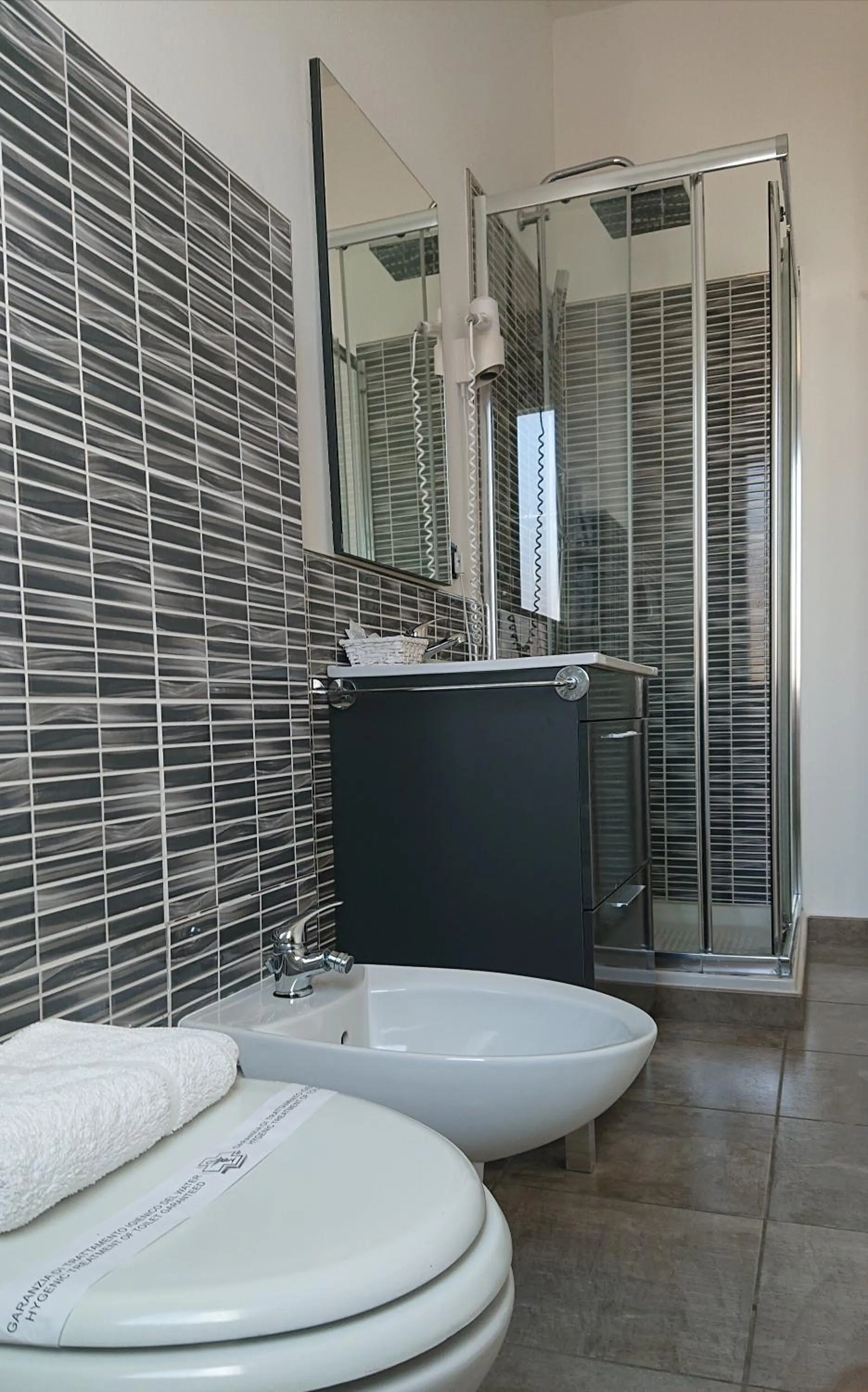 Shower in Hotel Ogliastra